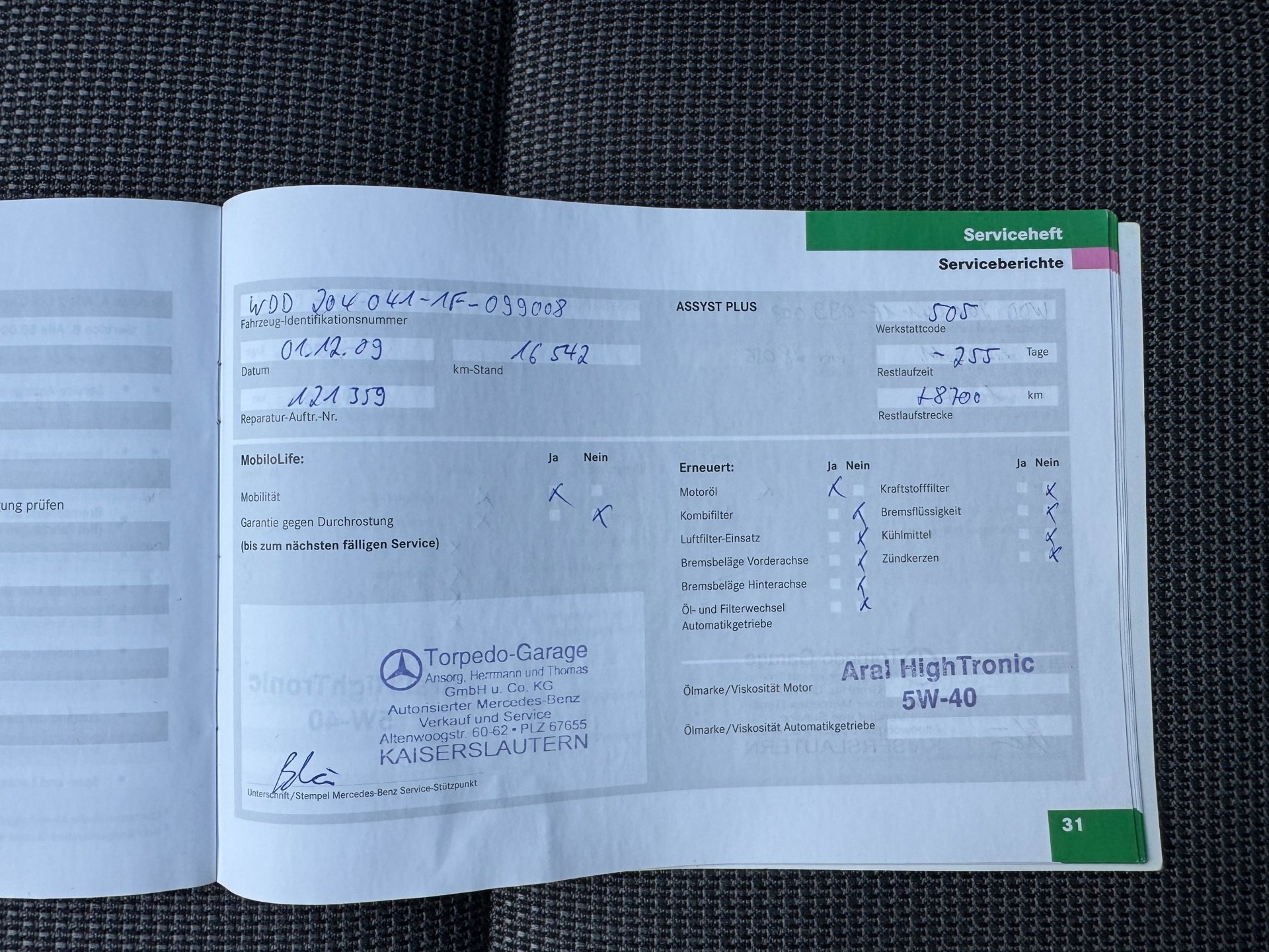Foto van Mercedes-Benz C 200 Kompressor