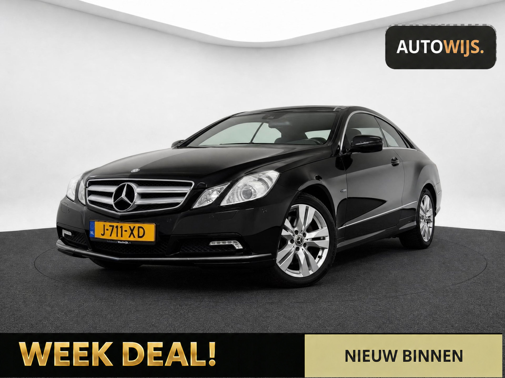 Mercedes-Benz E 350 Cgi 350 CGI Elegance|PANO|LEDER|H&K|NAVI|GOED ONDERHOUDEN 2009 - voorkant