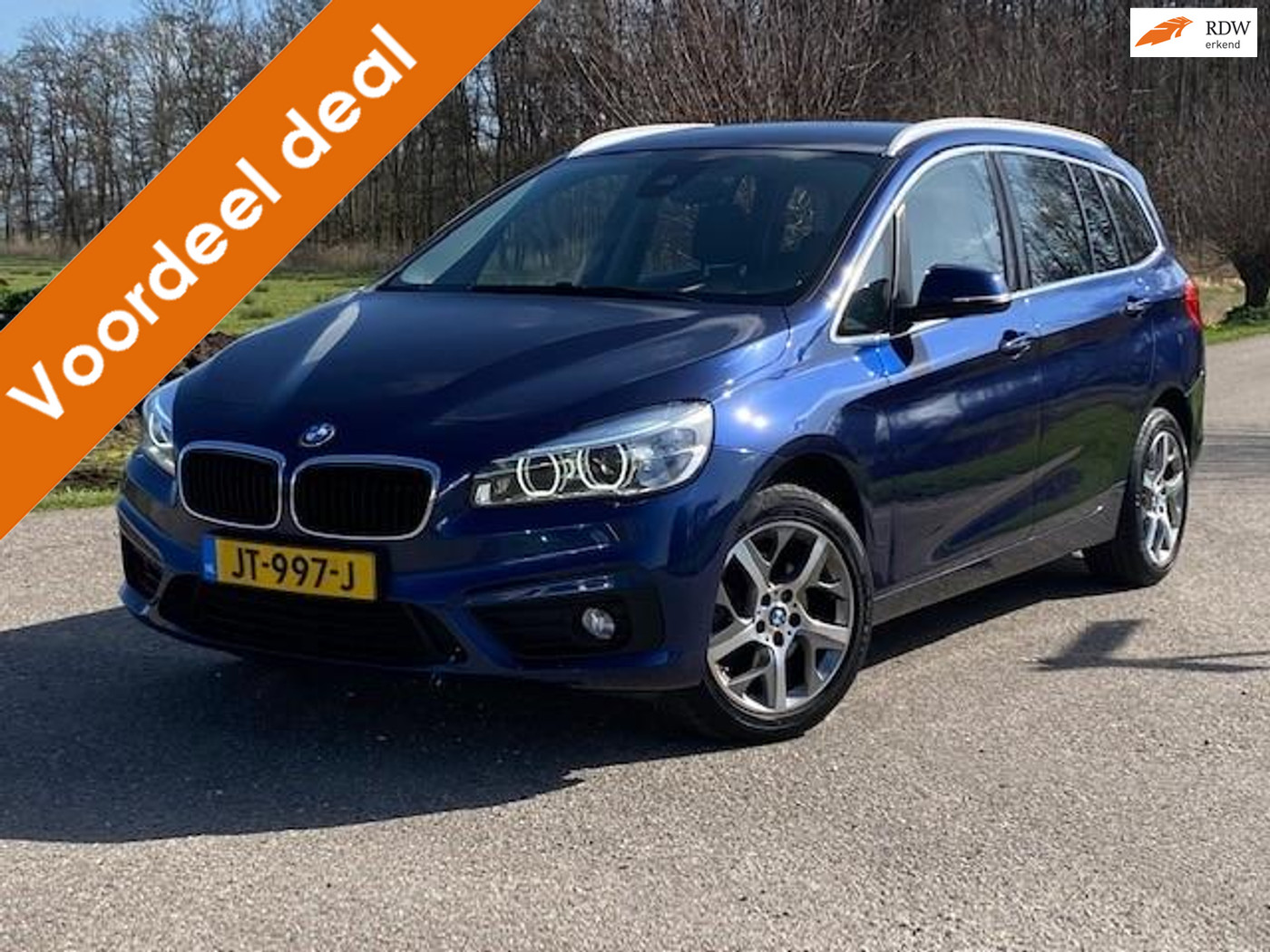BMW 216d Gran Tourer 216d Centennial Executive MPV NAVI ECC Xenon NAP 116PK GOED ONDERHOUDEN 2016 - voorkant