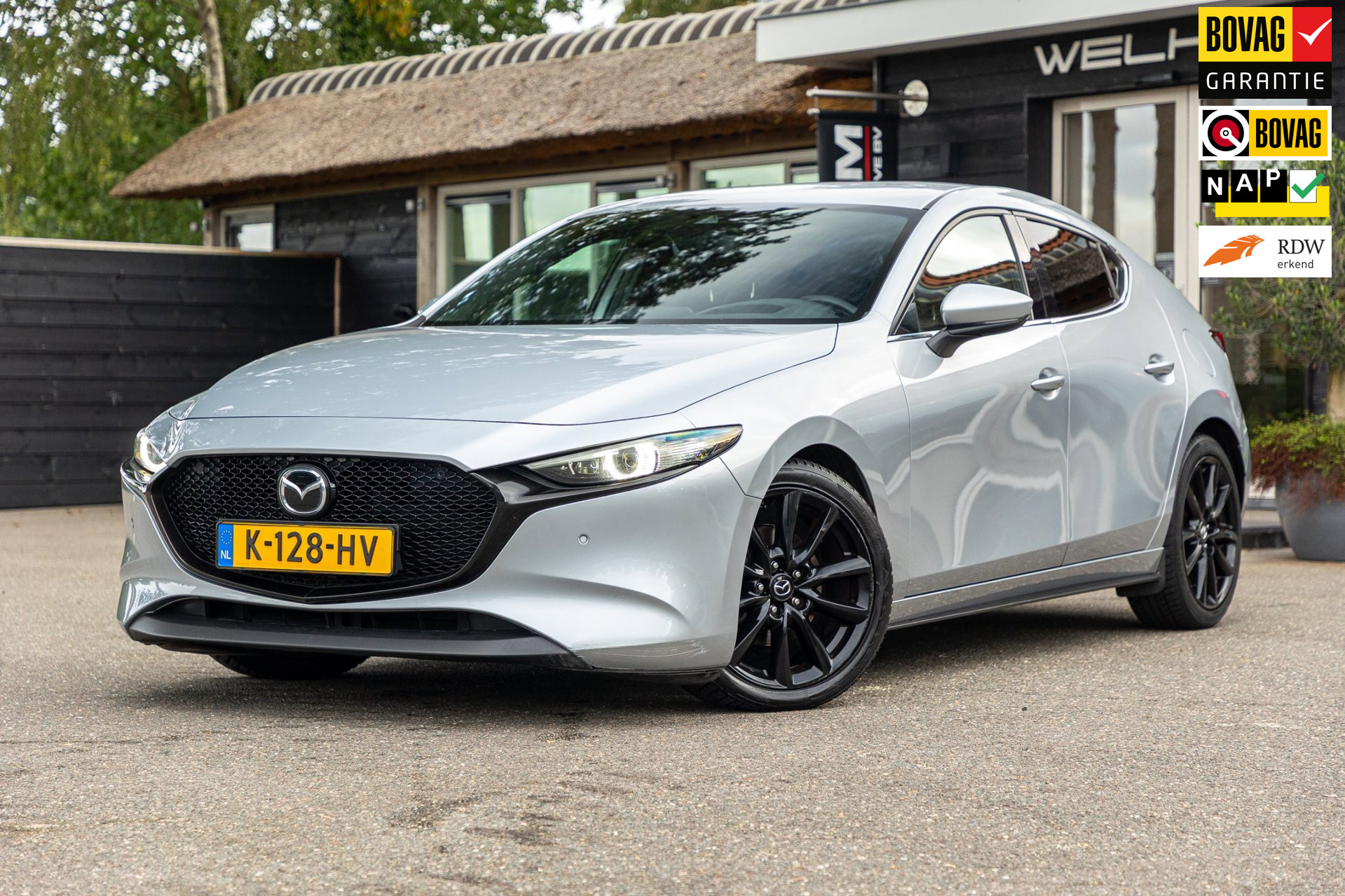 Mazda Mazda3 2.0 e-SkyActiv-X M Hybrid 180 Luxury I Leder I adap cruise I Bose I 2020 - voorkant