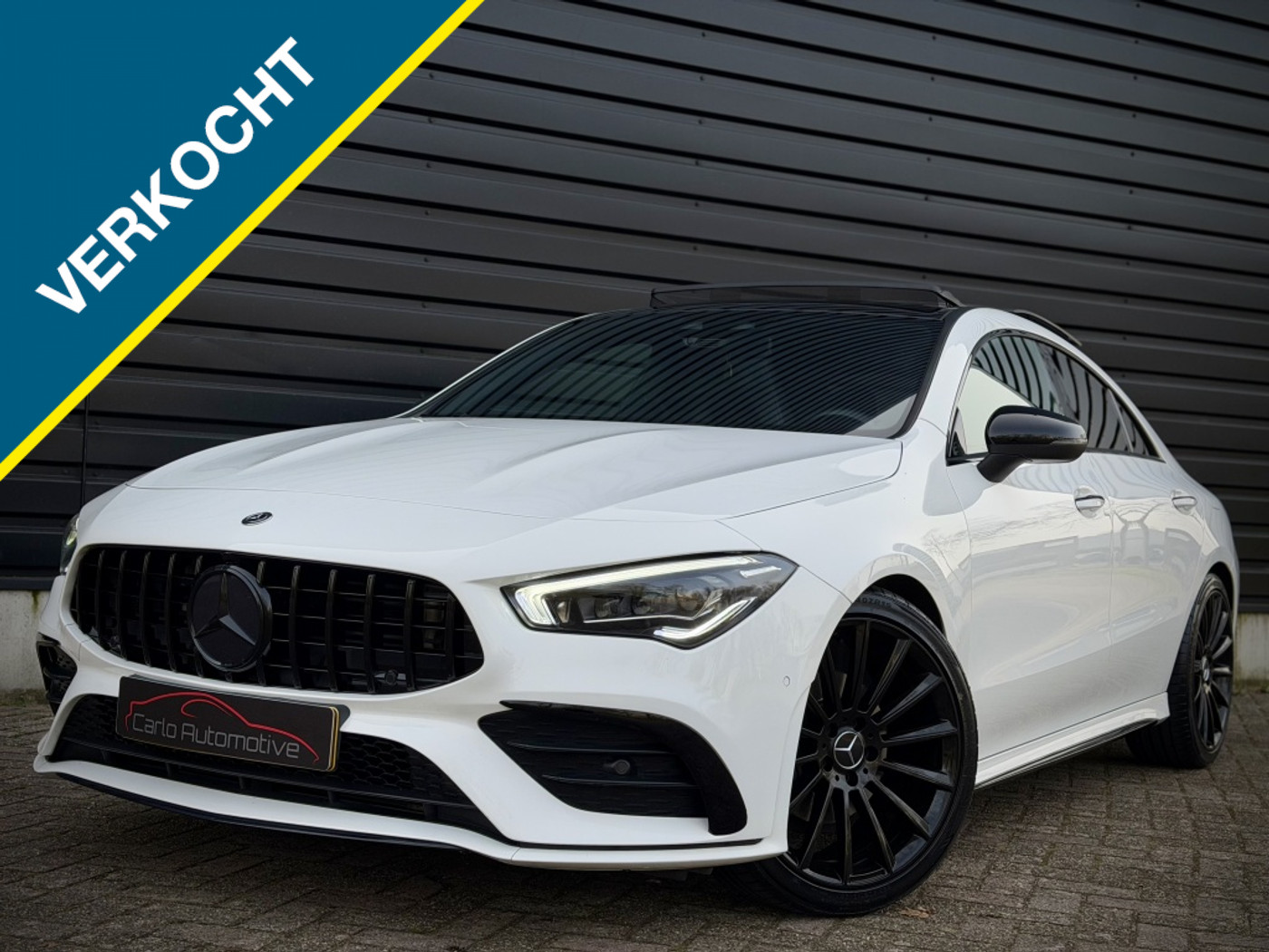 Mercedes-Benz Cla 180 180 AMG CLA45S PANO|MEMORY|SFEER|KEYLESS|CAMERA 2021 - voorkant