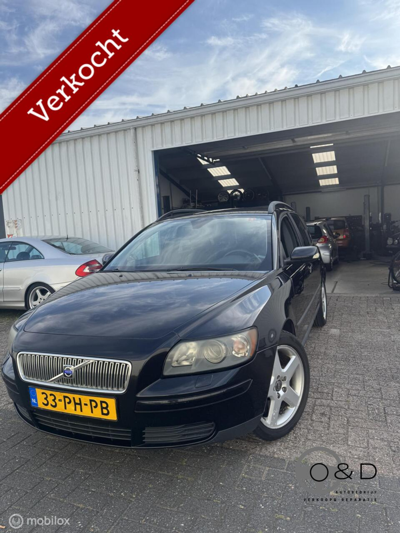 Volvo V50 2.5 T5 AWD Summum|½ Leder|Cruise|Airco|Automaat 2004 - voorkant