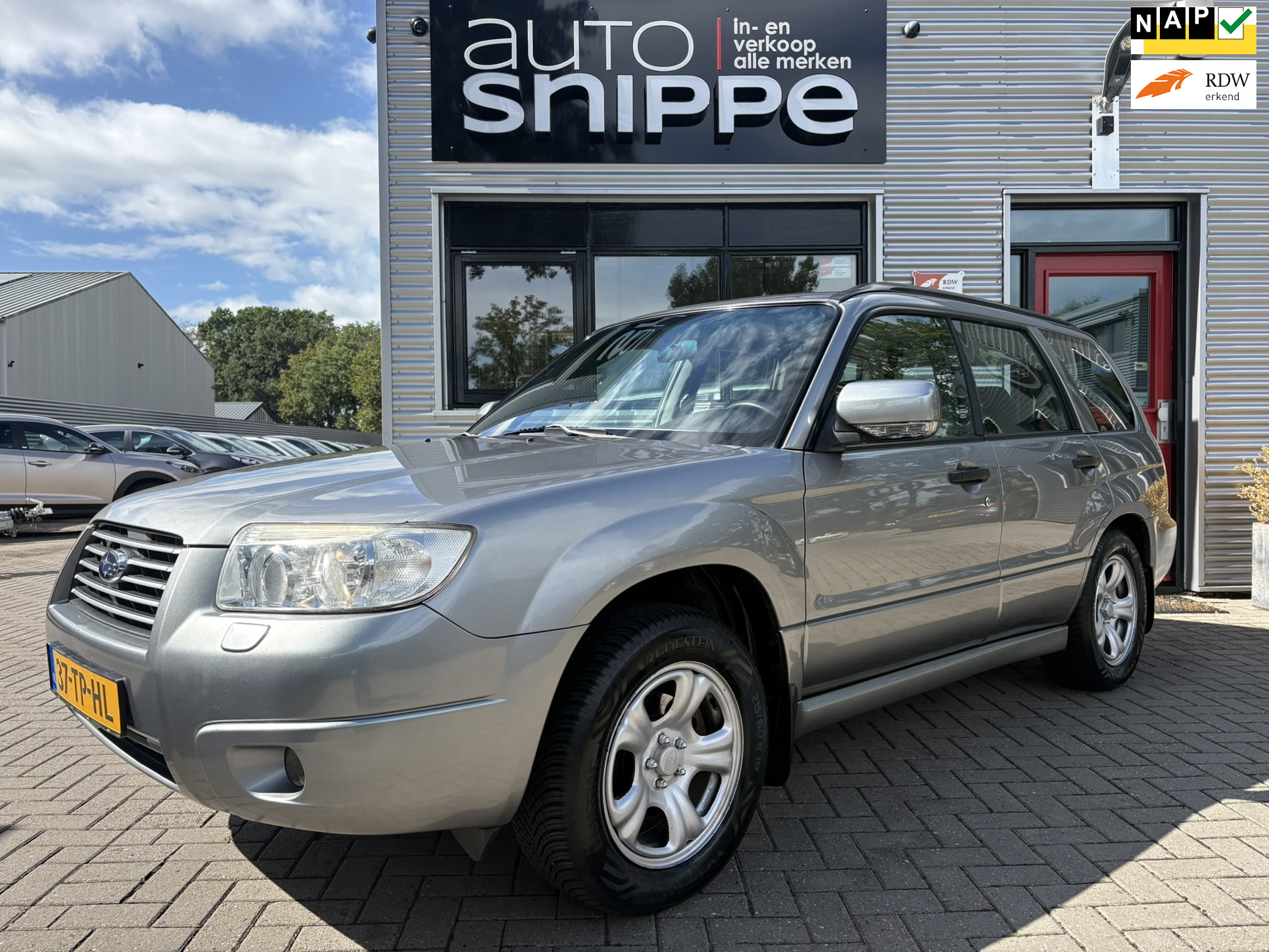 Subaru Forester 2.0 X Comfort Pack 4X4-LPG G3-AUTOMAAT-AIRCO-CRUISECONTROL-TREKHAAK-1500 KG TREKGEWICHT-STOELVERWARMING-ETC. 2006 - voorkant