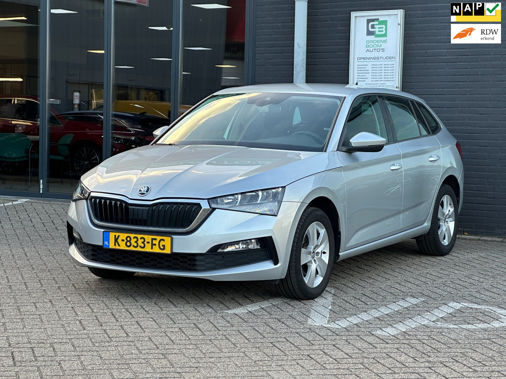 Skoda Scala 1.0 TSI Ambition/1STE EIG/APP-CONNECT/AIRCO/NL-AUTO NAP!! 2020 - voorkant
