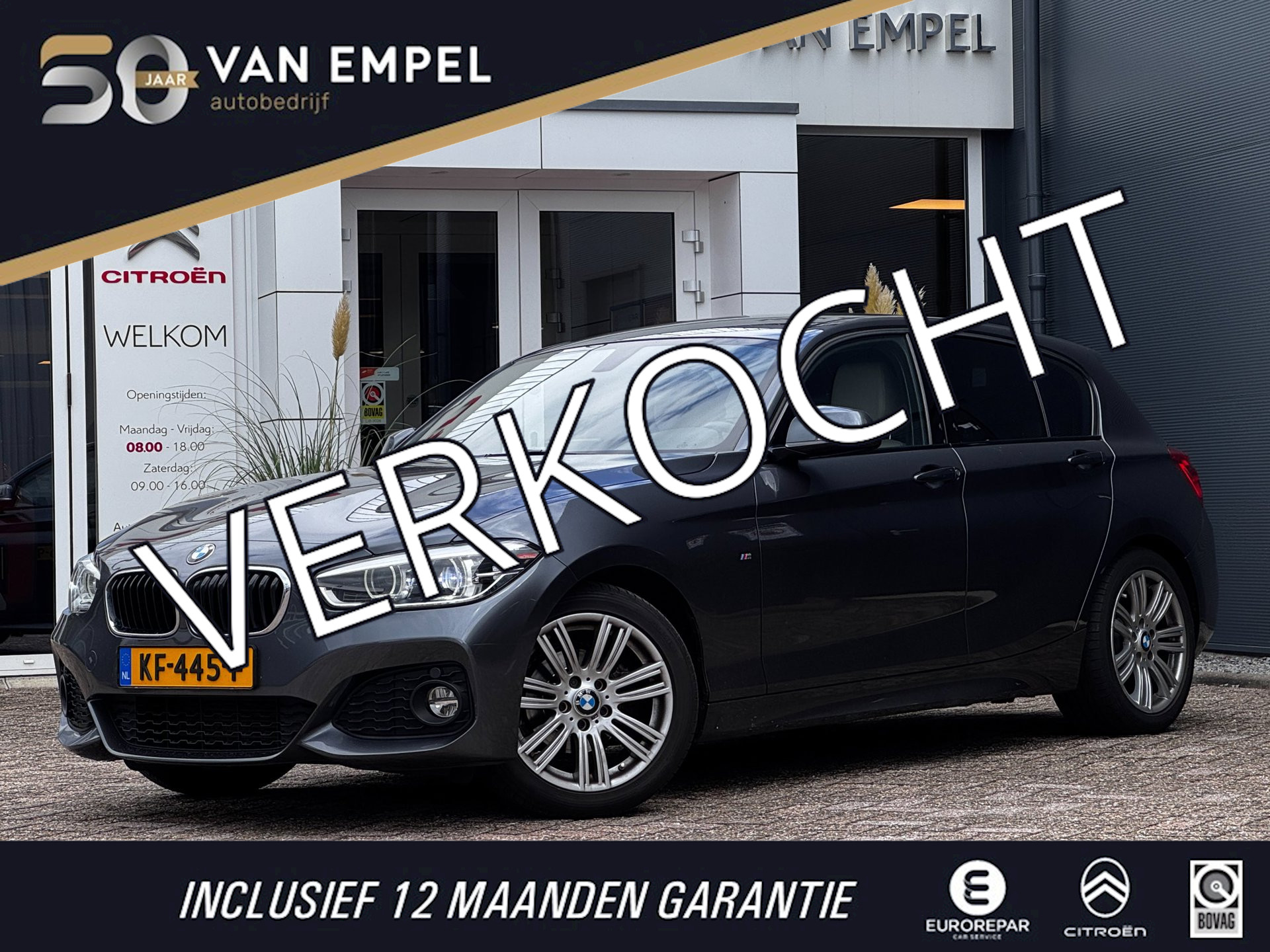 BMW 116i 116i Centennial High Executive M-Sport | NL-Auto | BMW Dealer onderhouden | Leder + Stoelverwarming | Trekhaak 2016 - voorkant