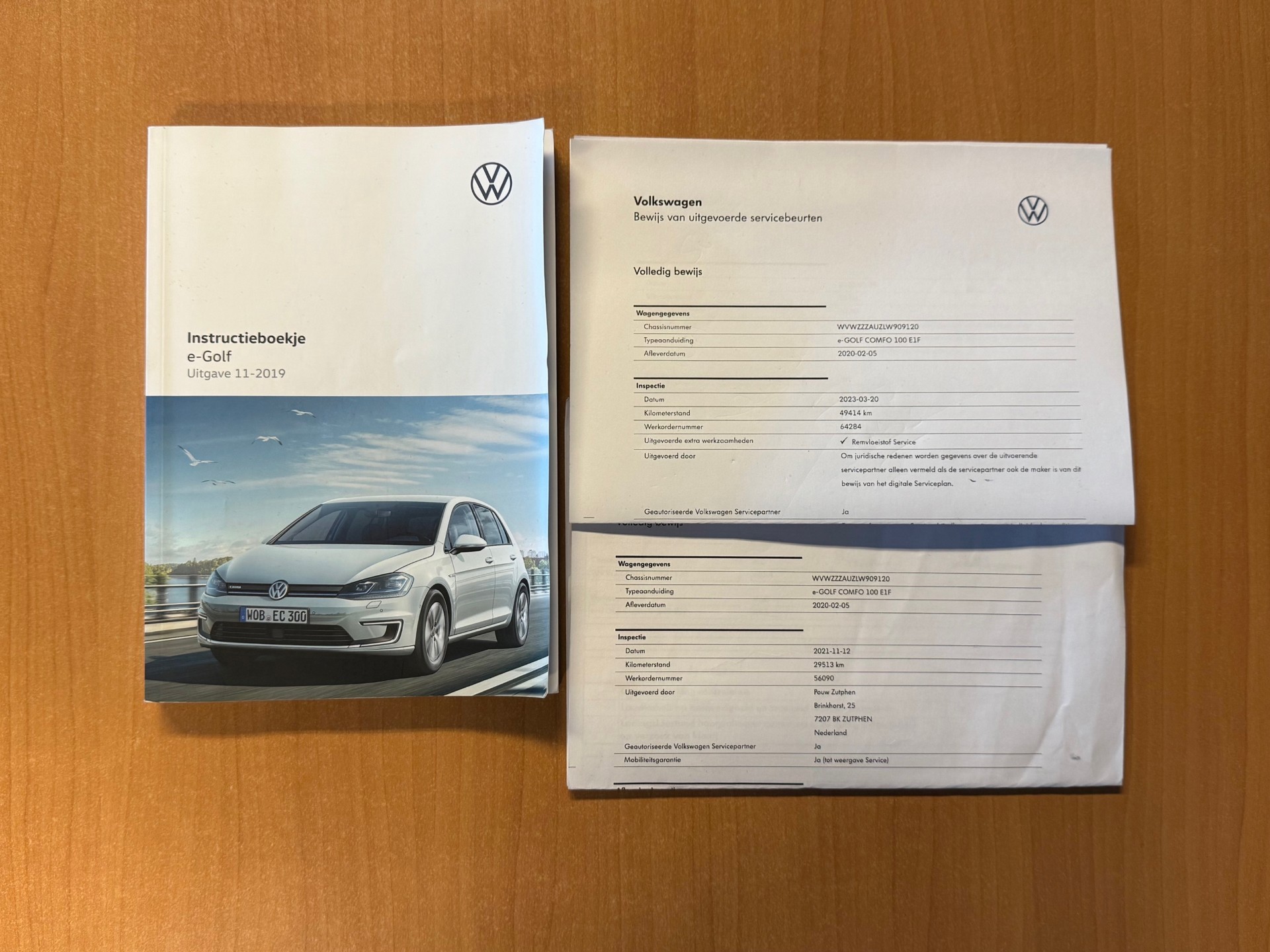 Foto van Volkswagen E-golf