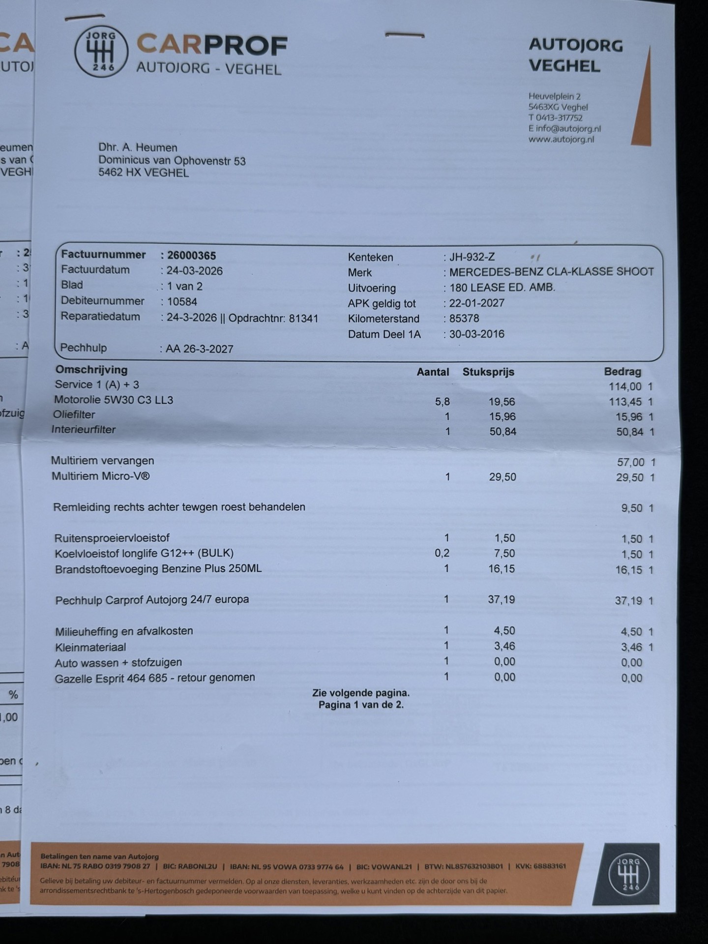 Foto van Mercedes-Benz Cla 180