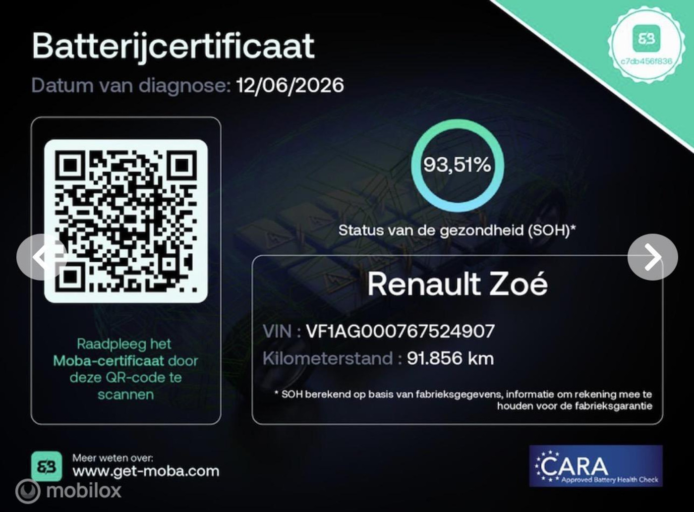 Foto van Renault Zoe
