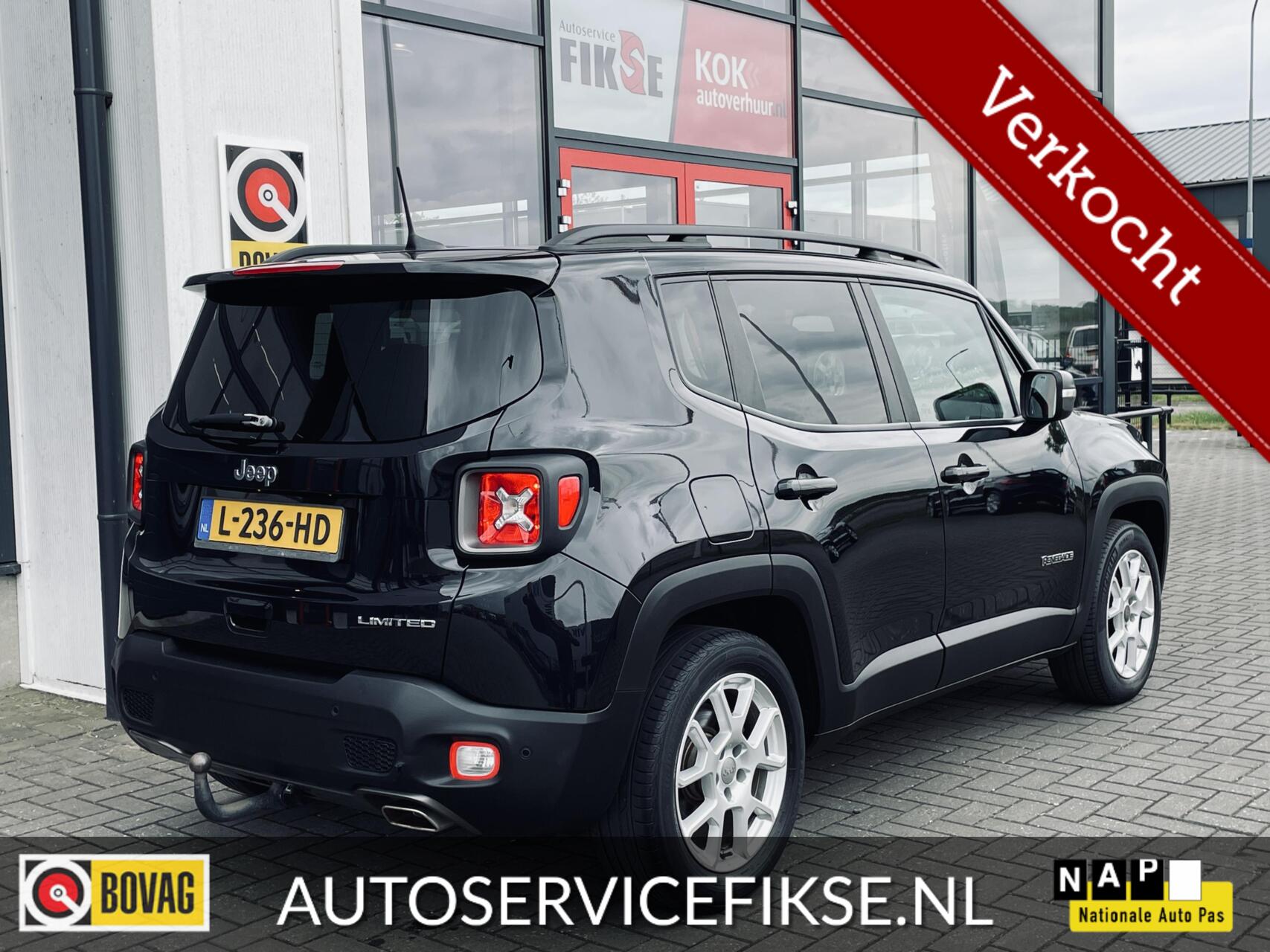 Jeep Renegade 1.3T DDCT LIMITED 150 PK AUTOMAAT | 1e EIGENAAR 2021 - voorkant