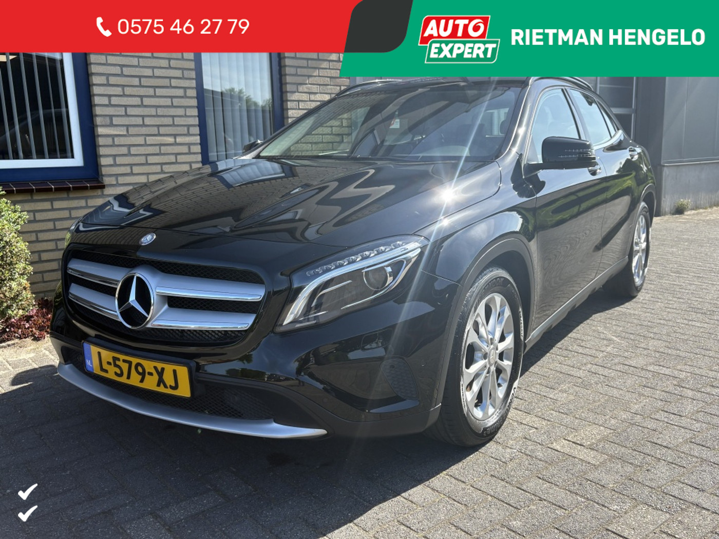 Mercedes-Benz Gla 180 180 Ambition TREKHAAK-STOELVERW-LM 2017 - voorkant