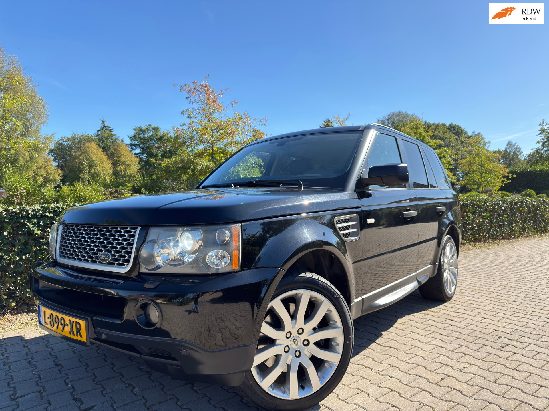 Land Rover Rangerover 4.2 V8 Supercharged Edition , Clima / Cruise / Navi / Leder / V+A Stoelverwarming / 20" Lm / Trekhaak 2005 - voorkant