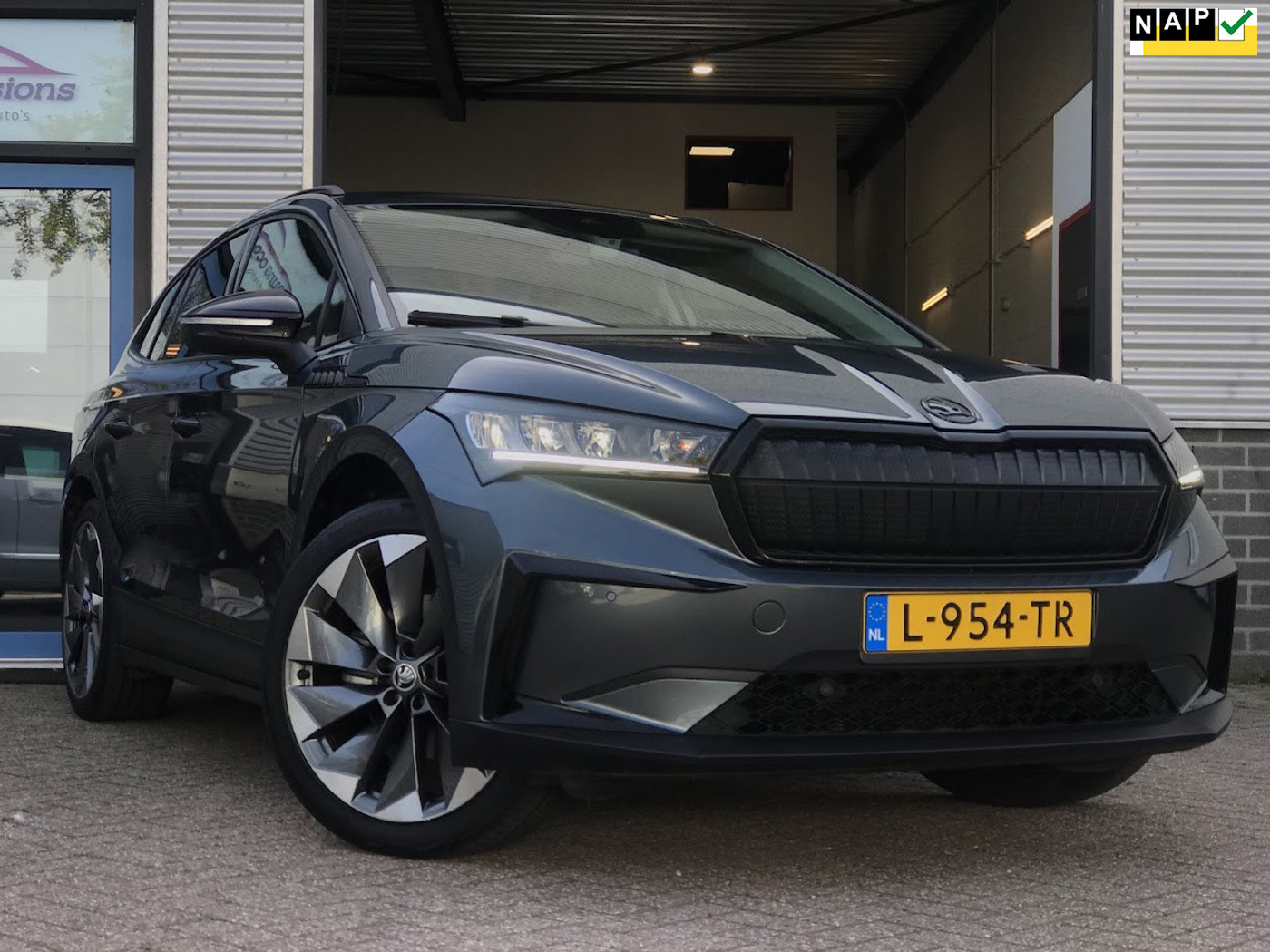 Skoda Enyaq 60 60|Navigatie|PDC|Carplay|Trekhaak|Airco|LED|Keyless 2021 - voorkant