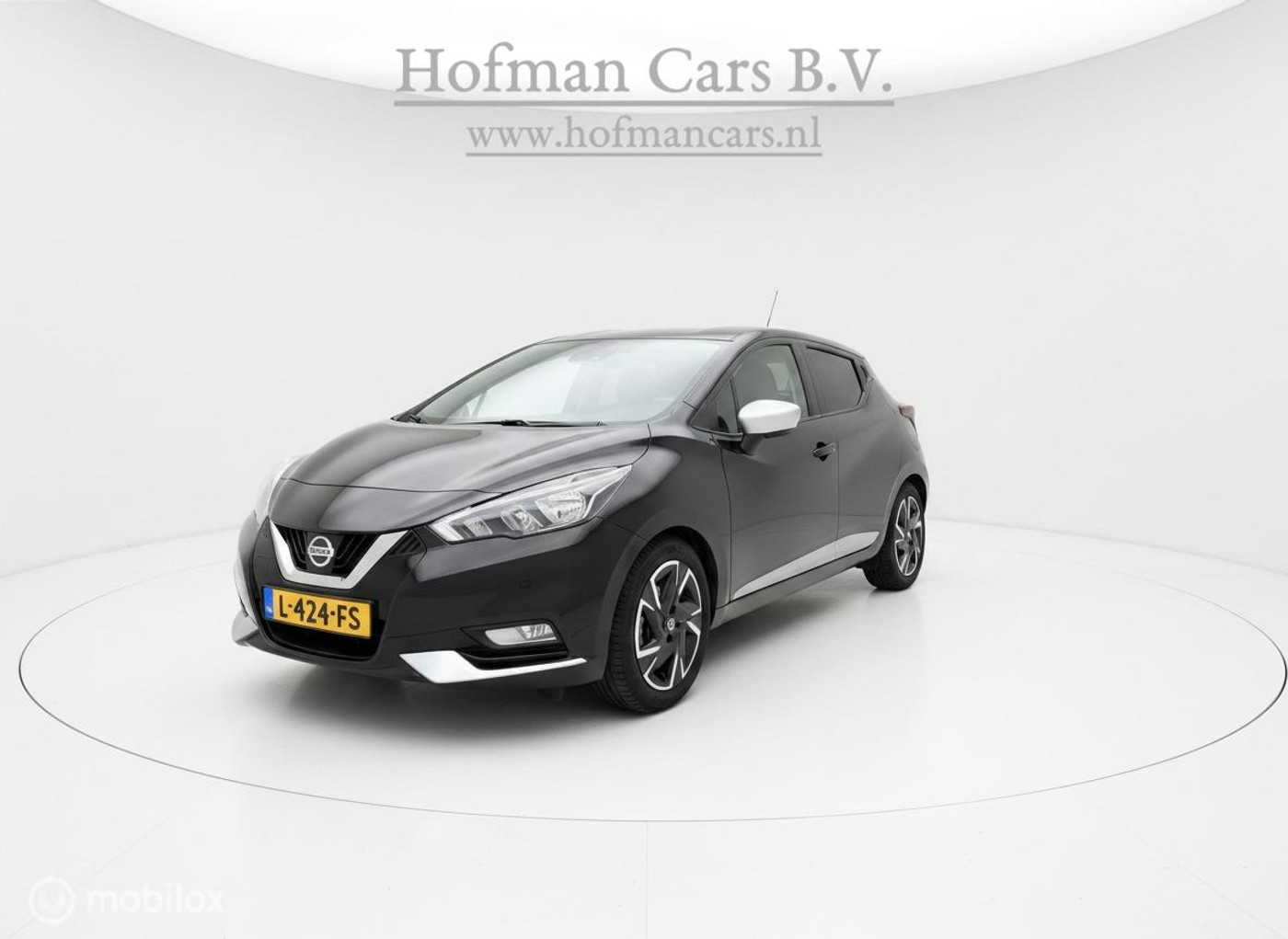 Nissan Nissan Micra 1.0 IG-T N-Design | Zwart | Cruise Control | Lane Assist | Lichtmetaal | 47.493 km 2021 - voorkant