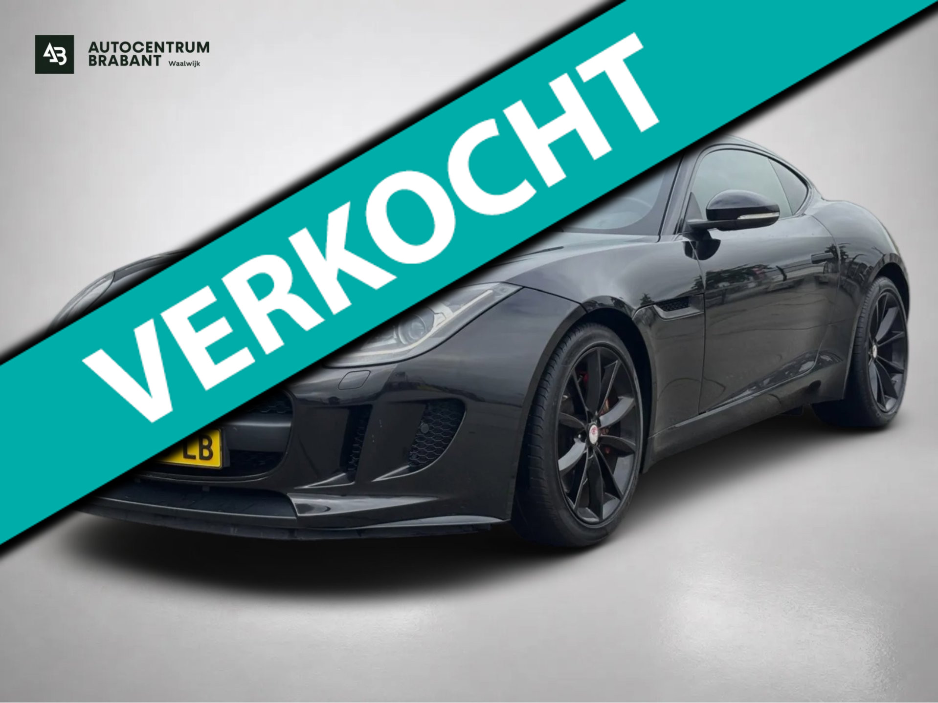 Jaguar Jaguar F-type 3.0 V6 Coupé (Dealer OndH, Sport Uitlaat. Navi, Camera, PDC, StoelV, Meridian Sound, Climate Con, Etc) 2016 - voorkant