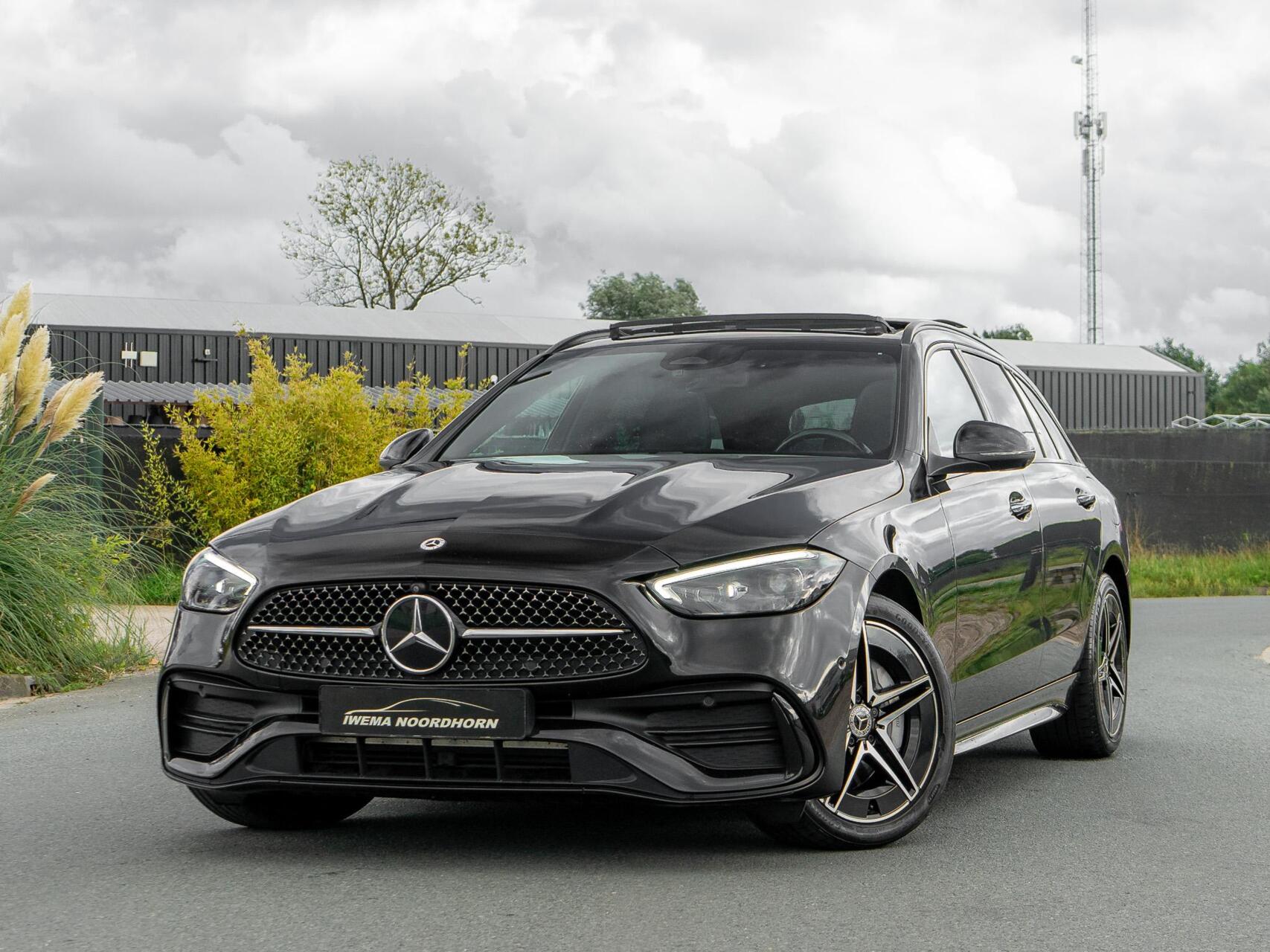 Mercedes-Benz C 300 E 300 e AMG Limited|Panoramadak|Multibeam|Camera 360°|Stoelverw.|Night pakket|Distronic|Head up|Memory|Keyless|Sfeerverlichting| 2022 - voorkant