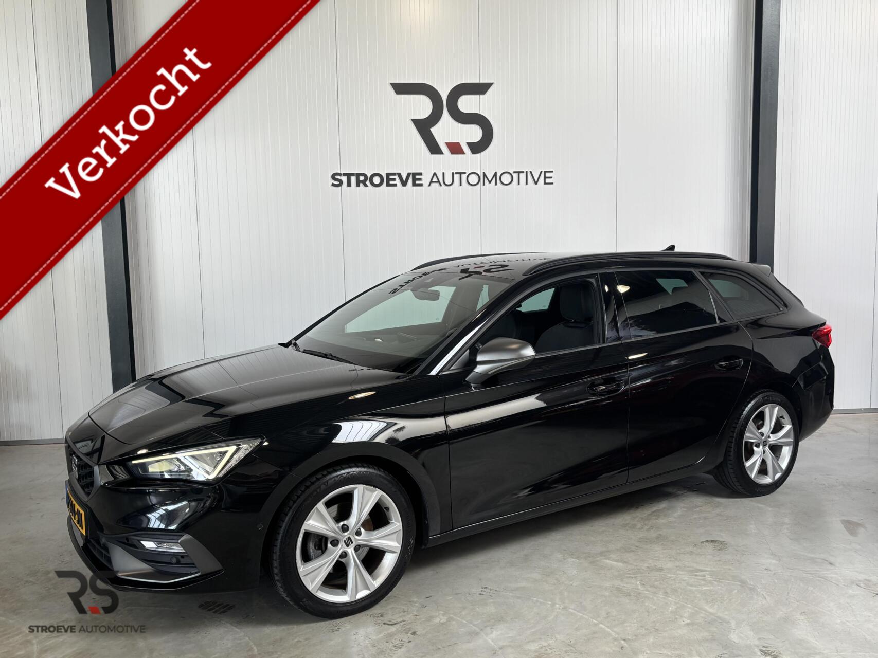 Seat Seat Leon SP 1.5 eTSI 150 pk DSG FR Buss Intense | Navi | LED | ACC | Virtual | CarPlay | PDC | DAB | Stuur/stoel verw | 2021 - voorkant