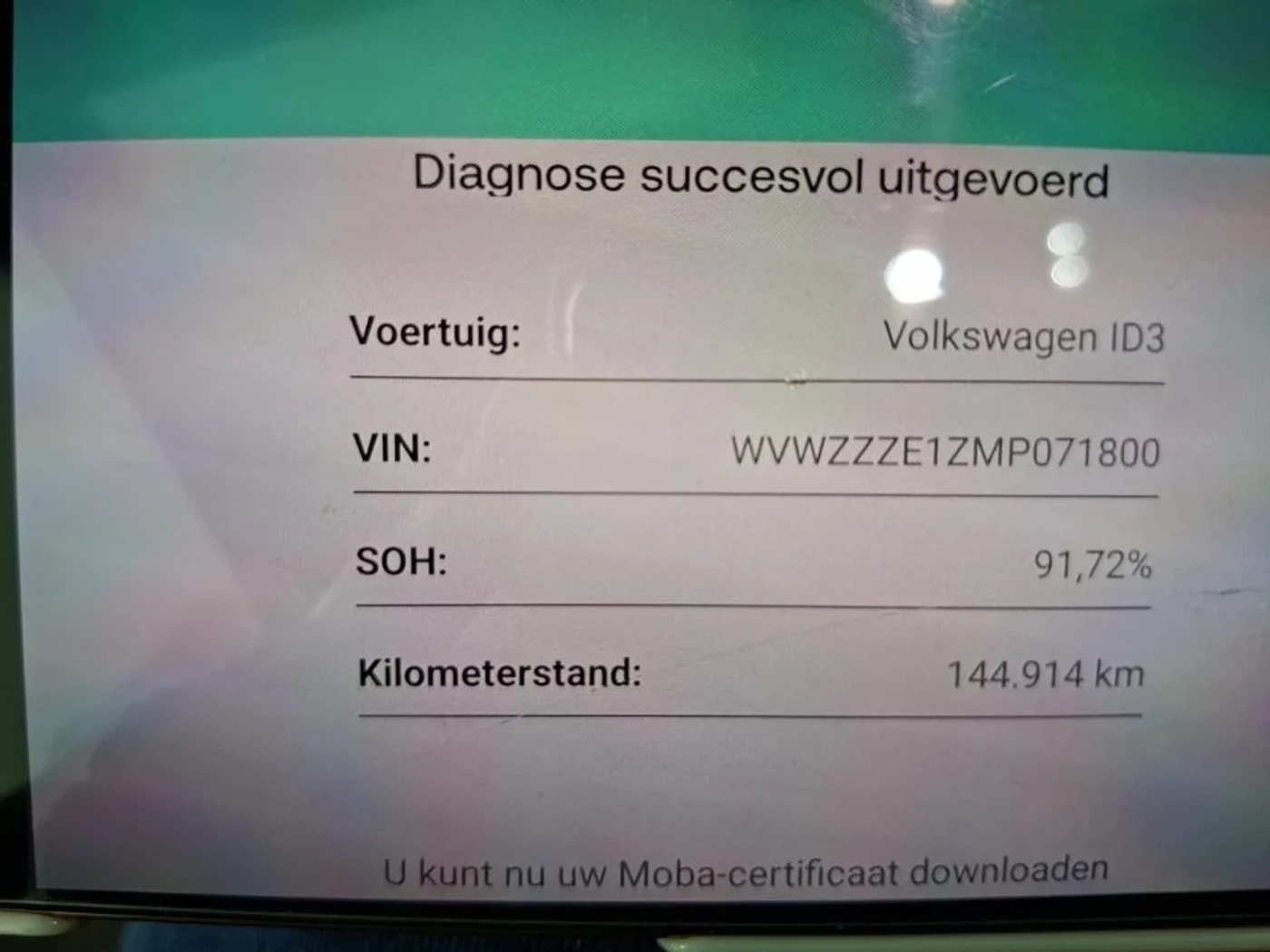 Foto van Volkswagen Id.3 Pro 107 KW
