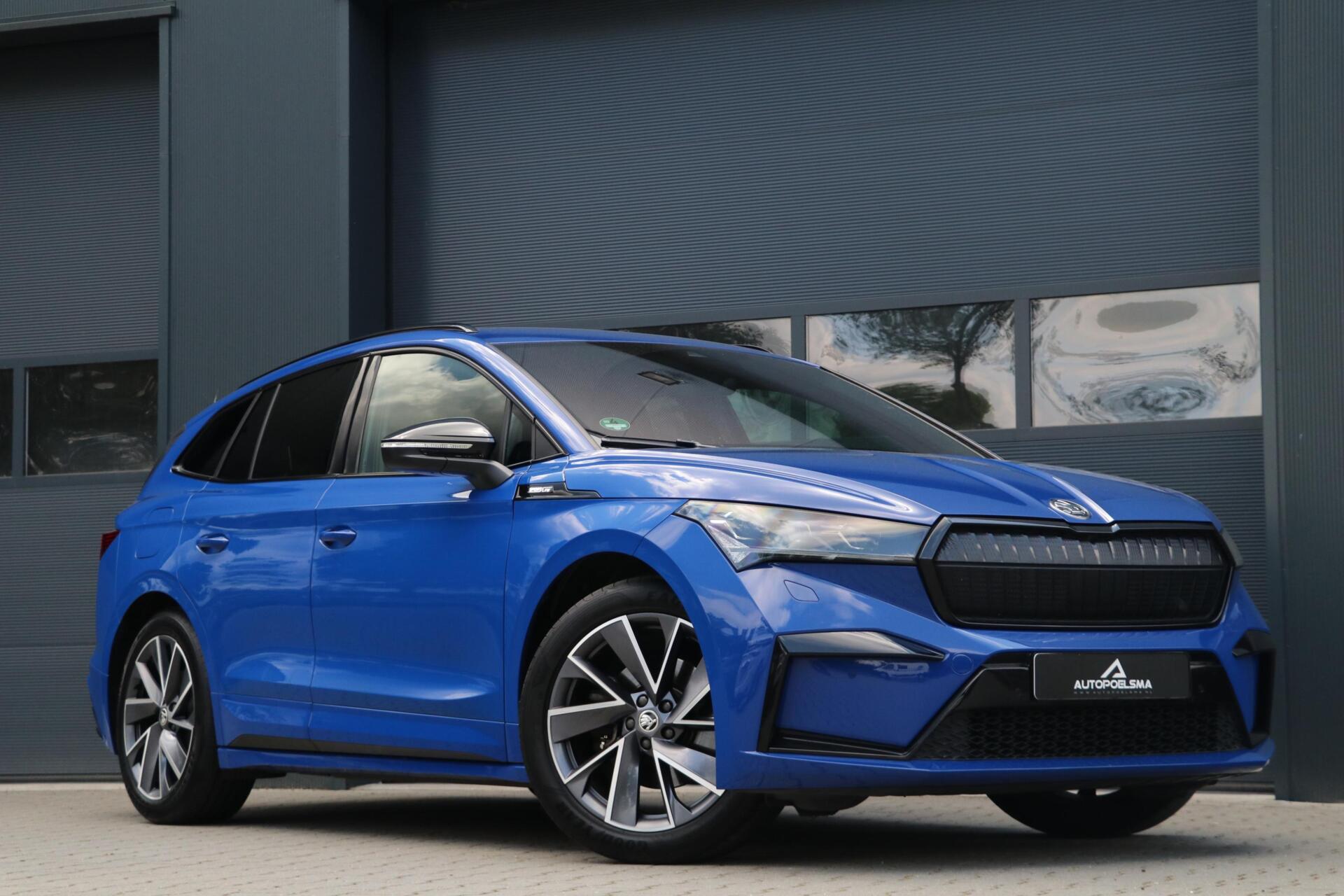 Skoda Enyaq 60 60 180PK |SPORTLINE| AdaptiveCruise AppleCarplay Sportzetels Stoel/stuur verwarming Camera 111000KM BJ2021 2021 - voorkant