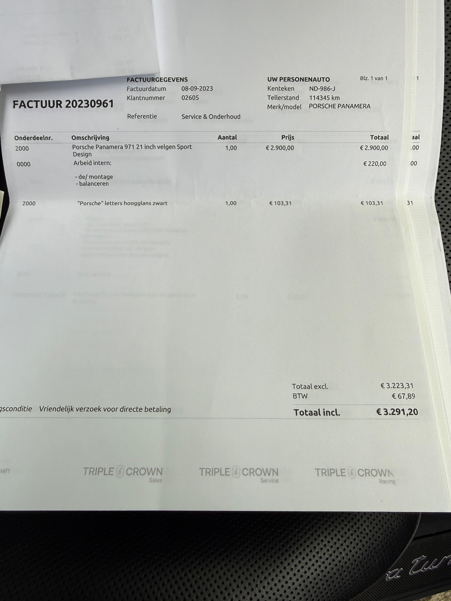 Foto van Porsche Panamera