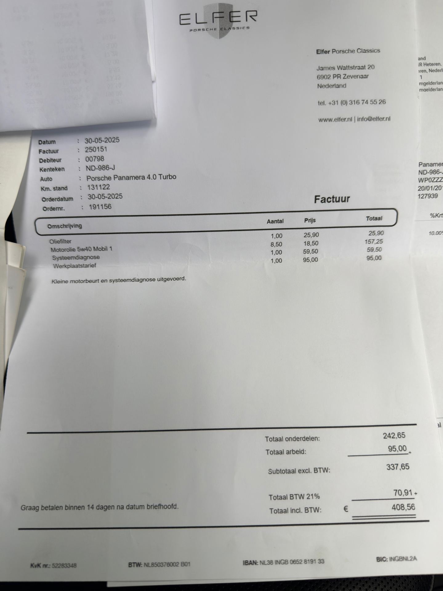 Foto van Porsche Panamera
