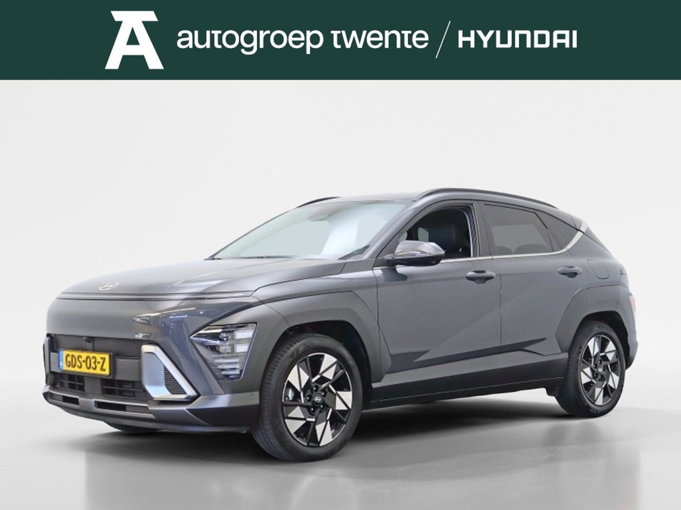Hyundai Kona 1.6 GDI HEV Premium | Trekhaak | Leder | 360 camera | 1e eigenaar 2024 - voorkant