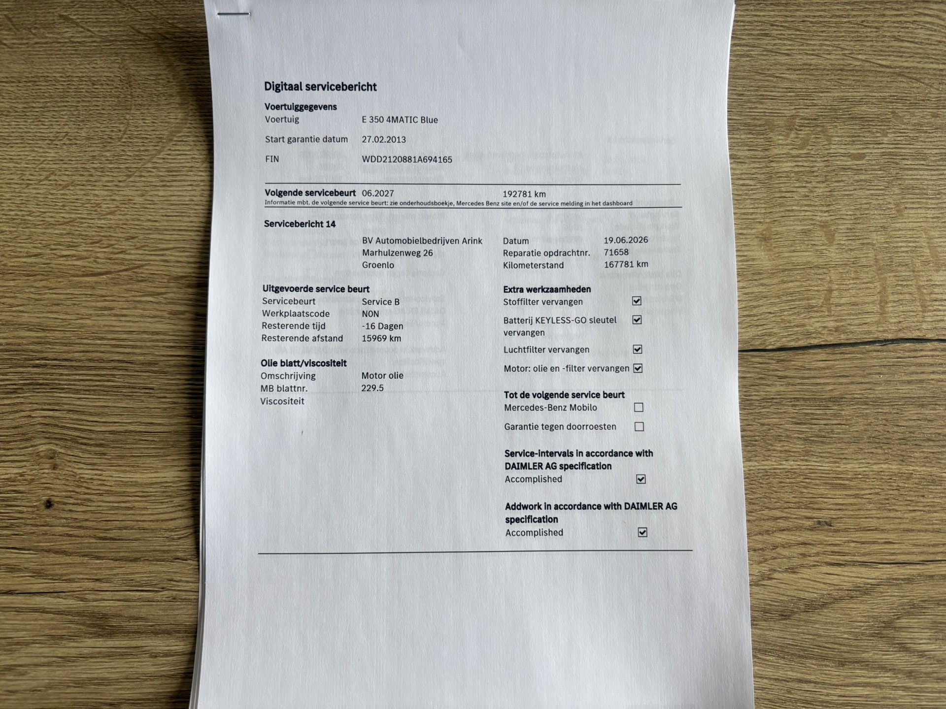 Foto van Mercedes-Benz E 350 4Matic