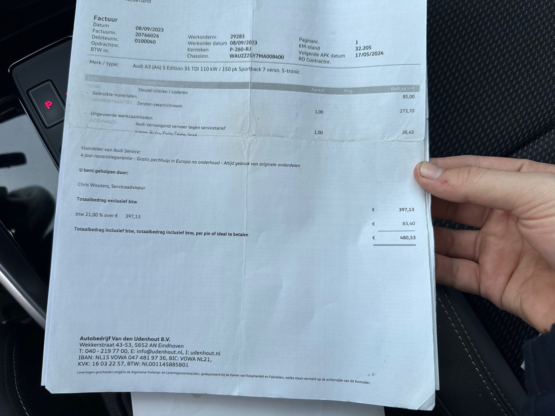 Foto van Audi A3 Sportback