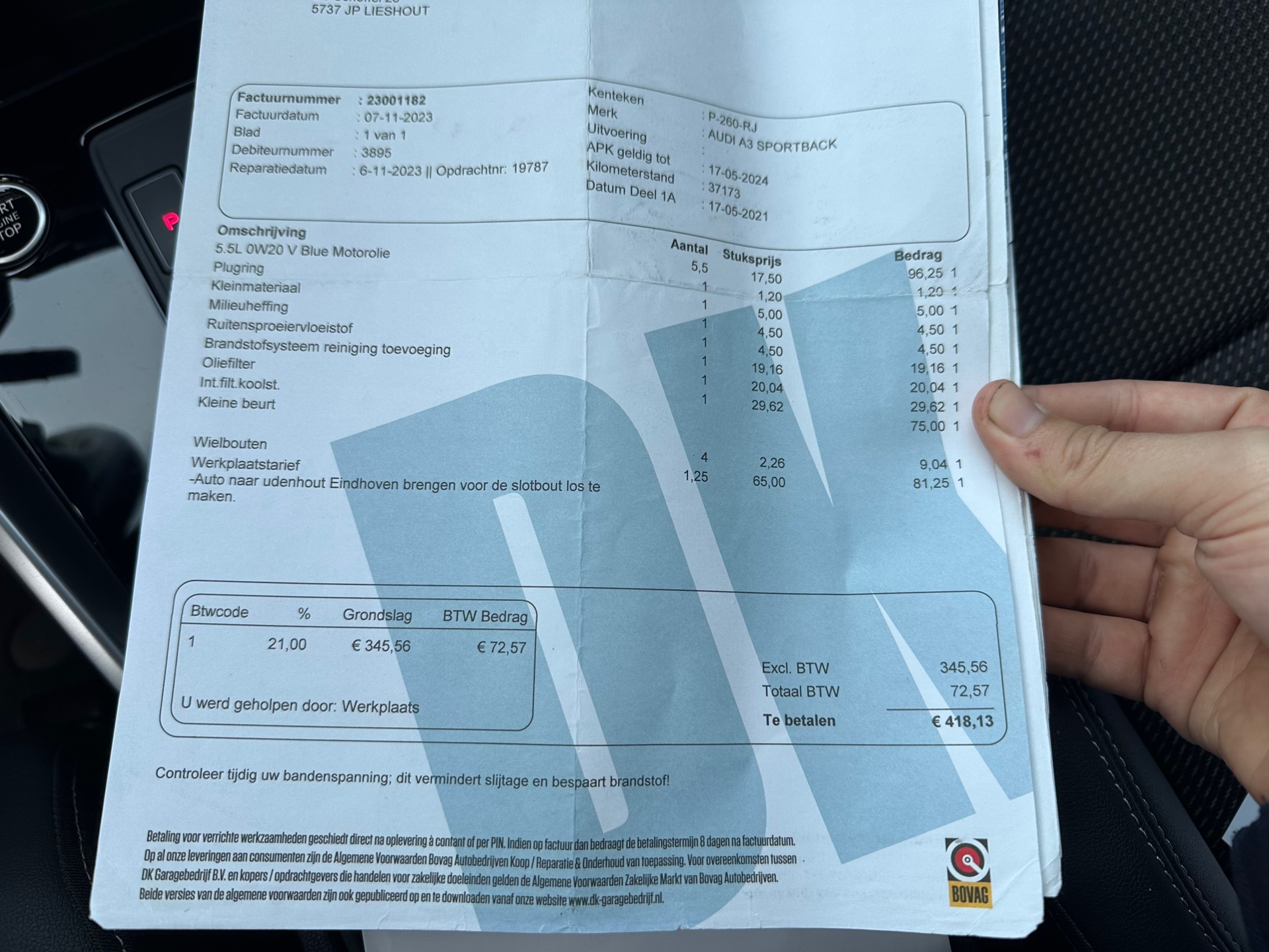 Foto van Audi A3 Sportback