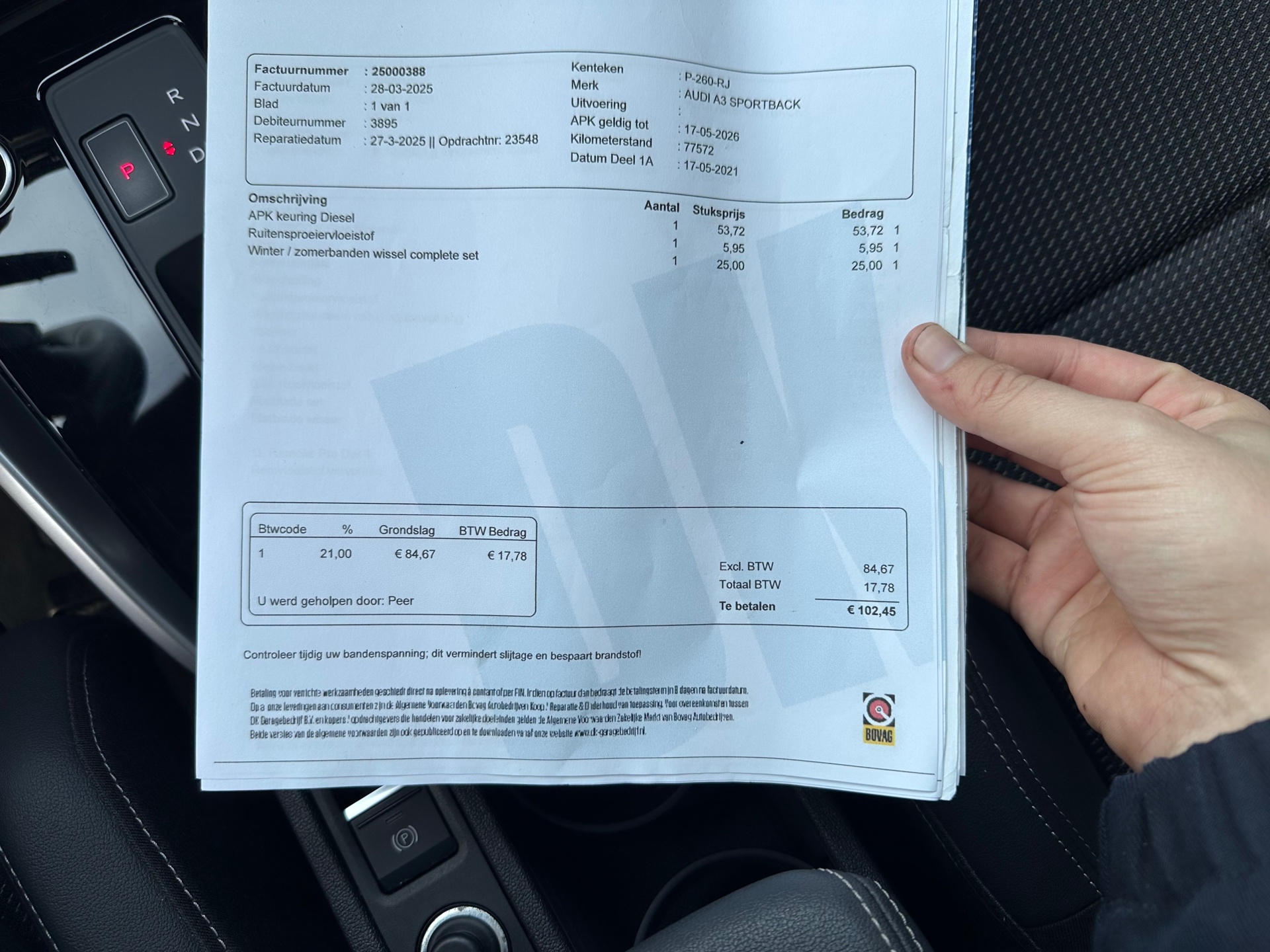 Foto van Audi A3 Sportback