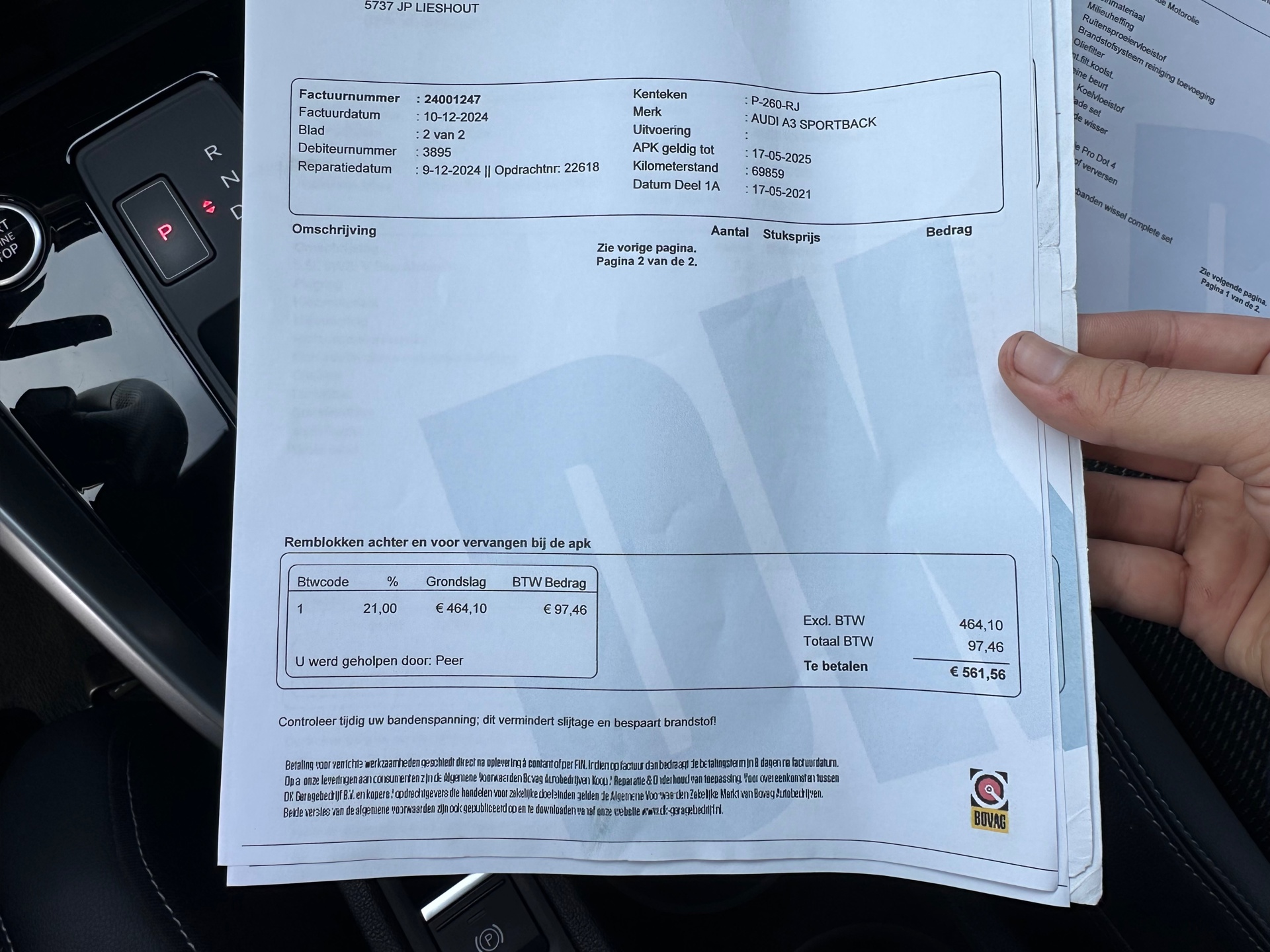 Foto van Audi A3 Sportback