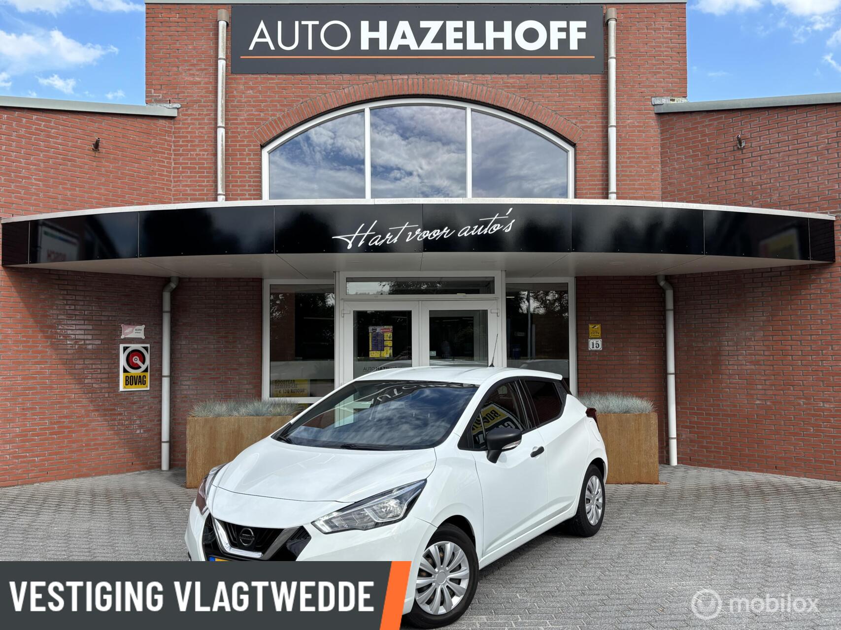 Nissan Nissan Micra 0.9 IG-T Visia+ als nieuw | Airco | Bluetooth | Privacy Glas | Elekt. Ramen | RIJKLAARPRIJ 2017 - voorkant