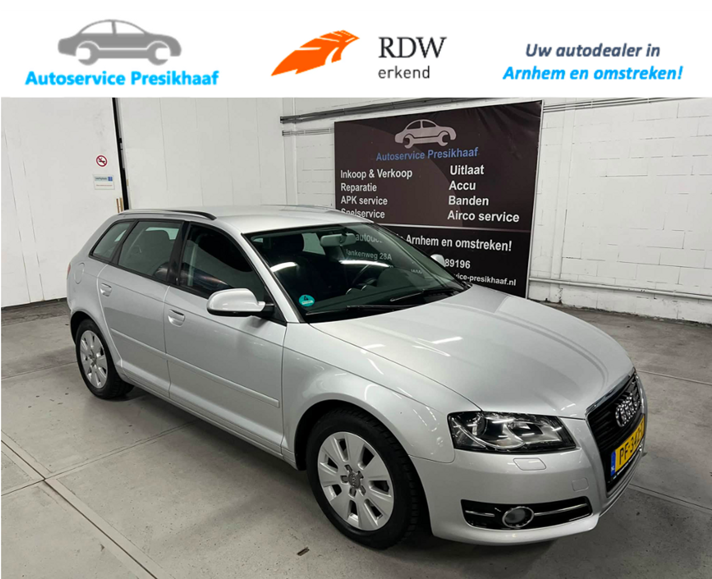 Audi A3 Sportback 1.4 TFSI Ambition Automaat 2012 - voorkant