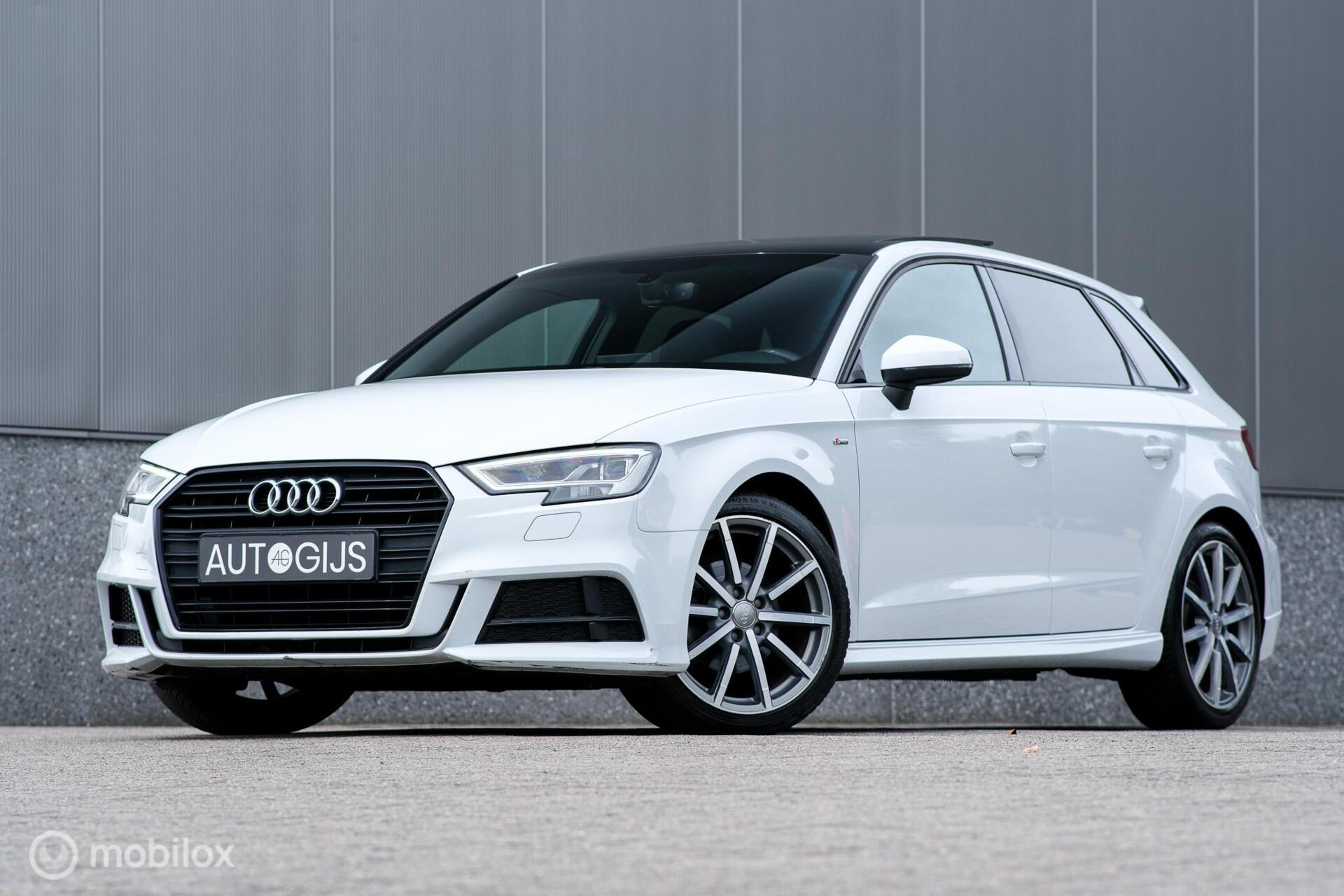 Audi A3 Sportback 1.5 TFSI Sport S Line Edition | Panorama | Automaat | Sportstoelen | LED | NAP NL auto | 2017 - voorkant