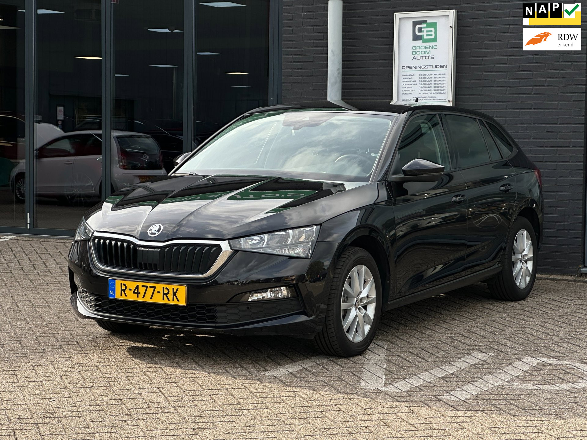 Skoda Scala 1.0 TSI Ambition/1STE EIG/APP-CONNECT/PDC/AIRCO/NL-AUTO NAP!! 2022 - voorkant