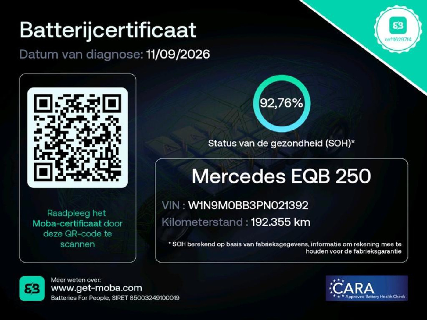 Foto van Mercedes-Benz Eqb 250
