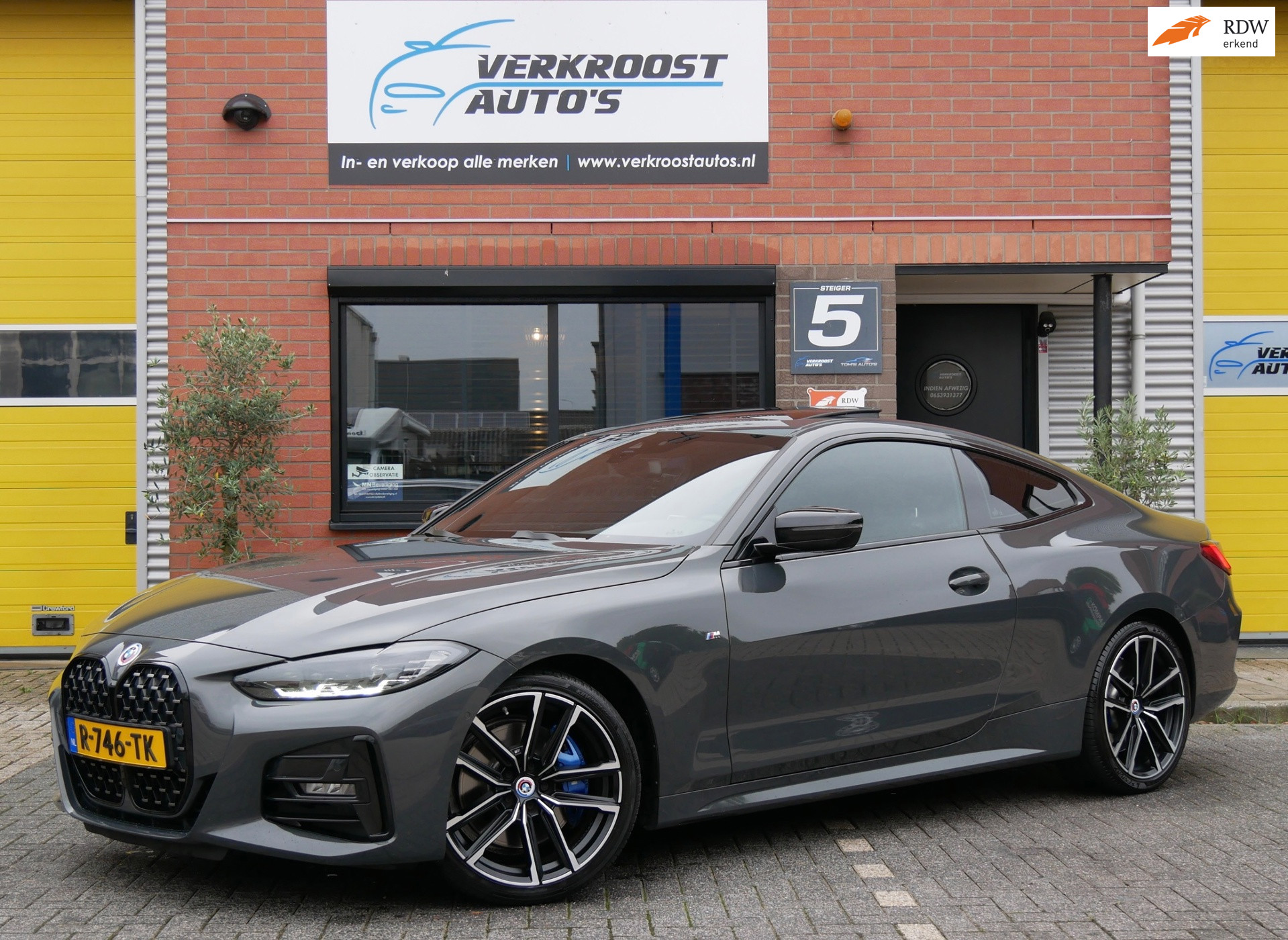 BMW 420i 420i High Executive. m sport. camera. schuifdak 2022 - voorkant