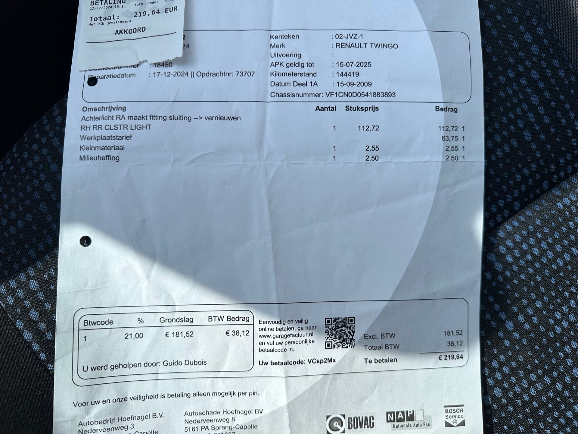 Foto van Renault Twingo