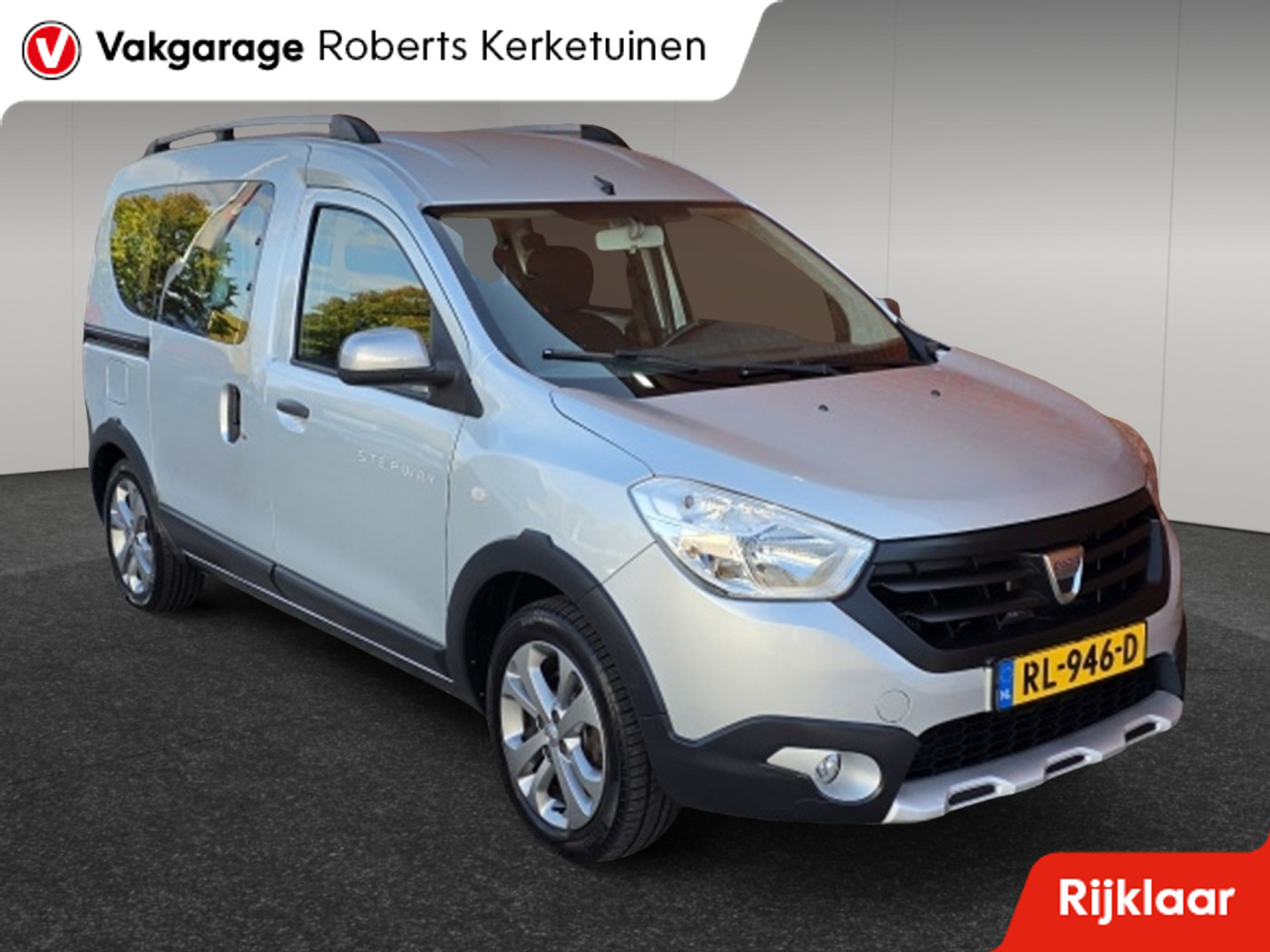 Dacia Dokker 1.2 TCe Ambiance 115PK LPG-G3 Airco Trekhaak Nieuwe remmen en banden 2017 - voorkant