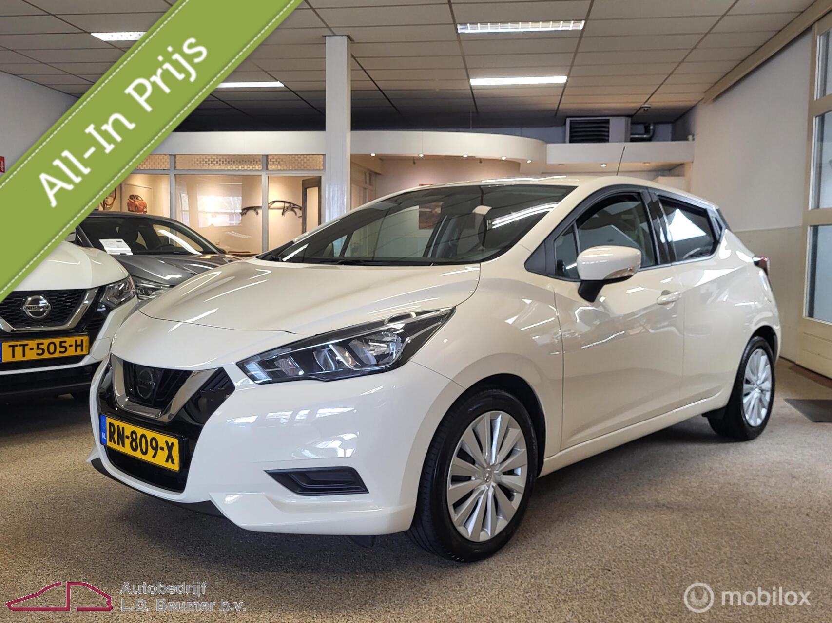 Nissan Nissan Micra 1.0L Acenta *NL, CARPLAY NAVI, RIJKLAARPRIJS!* 2018 - voorkant