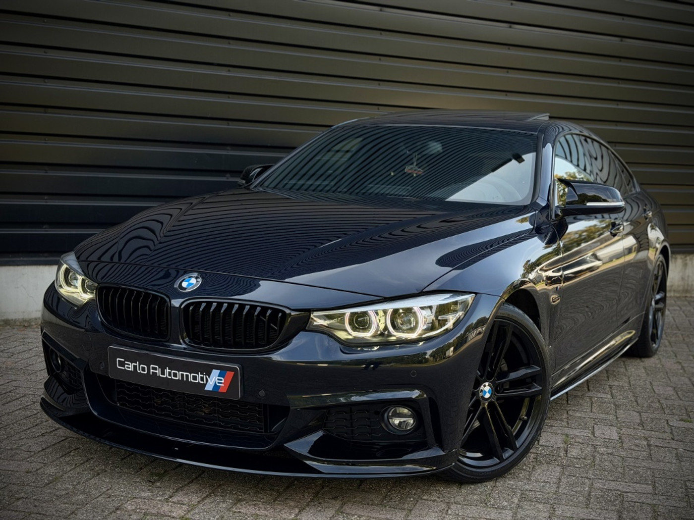 BMW 430i 430i M-PERFORMANCE DAK|HEADUP|H/K|M STOEL 2018 - voorkant