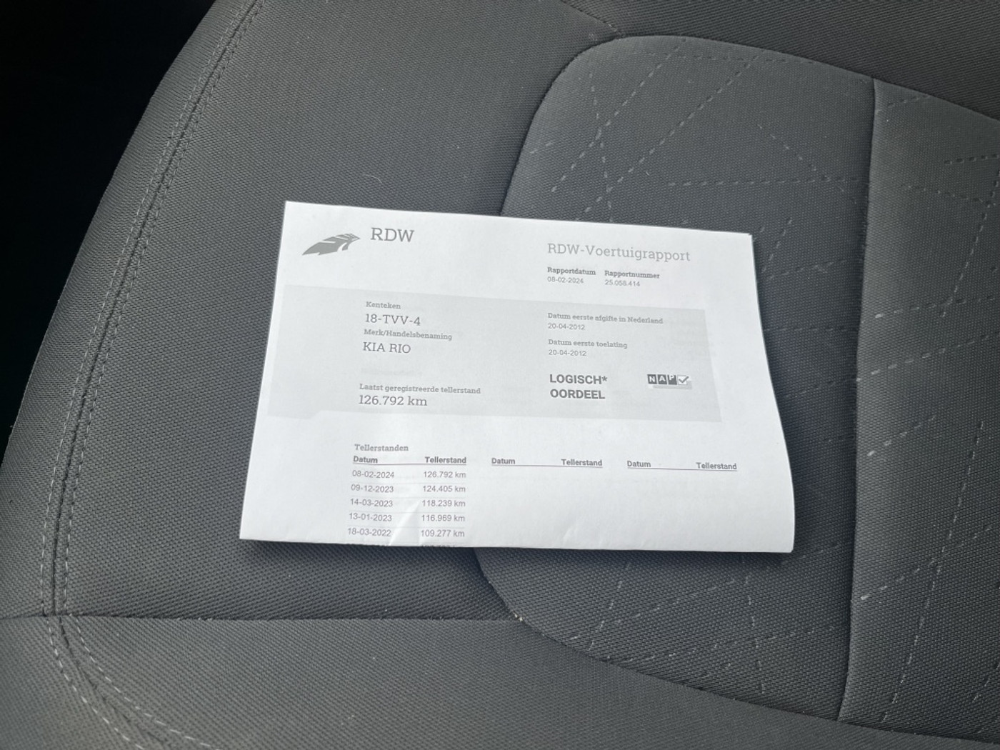 Foto van Kia Rio