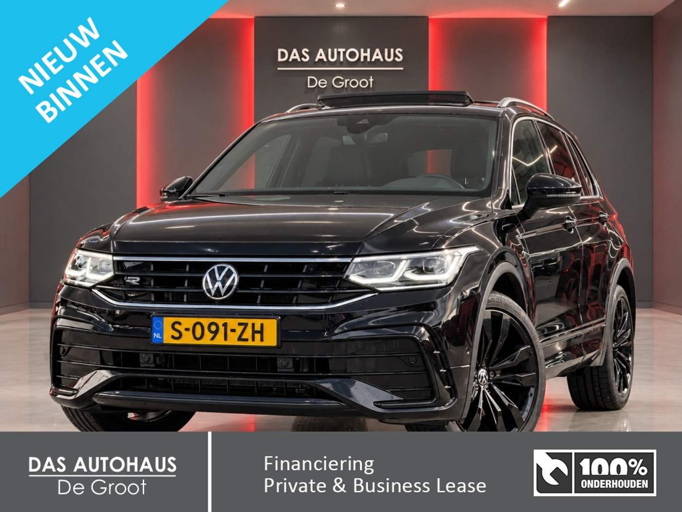 Volkswagen Tiguan 1.4 TSI eHybrid 245pk R-Line Black Style 2023 - voorkant