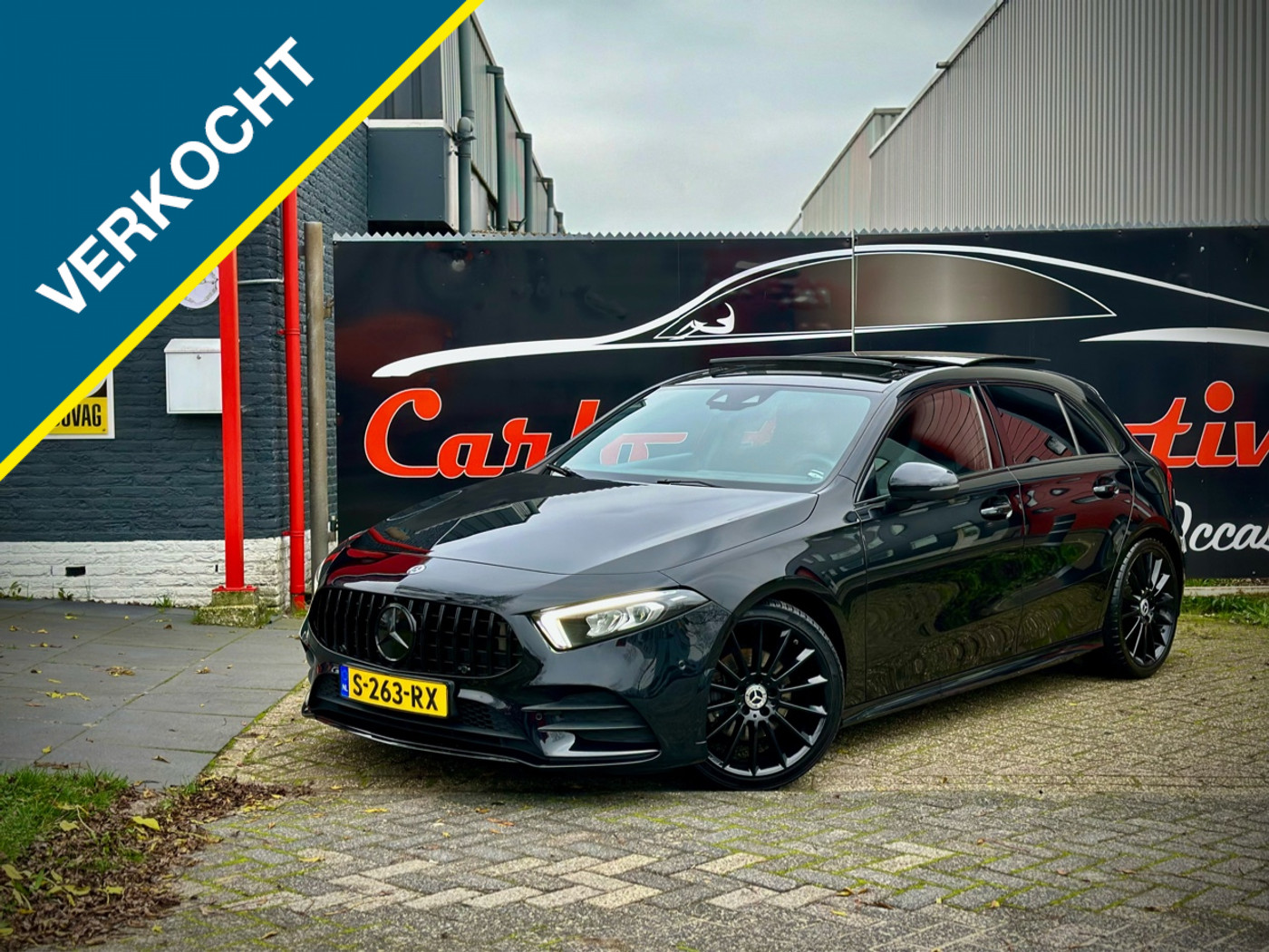 Mercedes-Benz A 200 200 AMG PANO|360|SFEER|DODEHOEK|NIGHT 2018 - voorkant