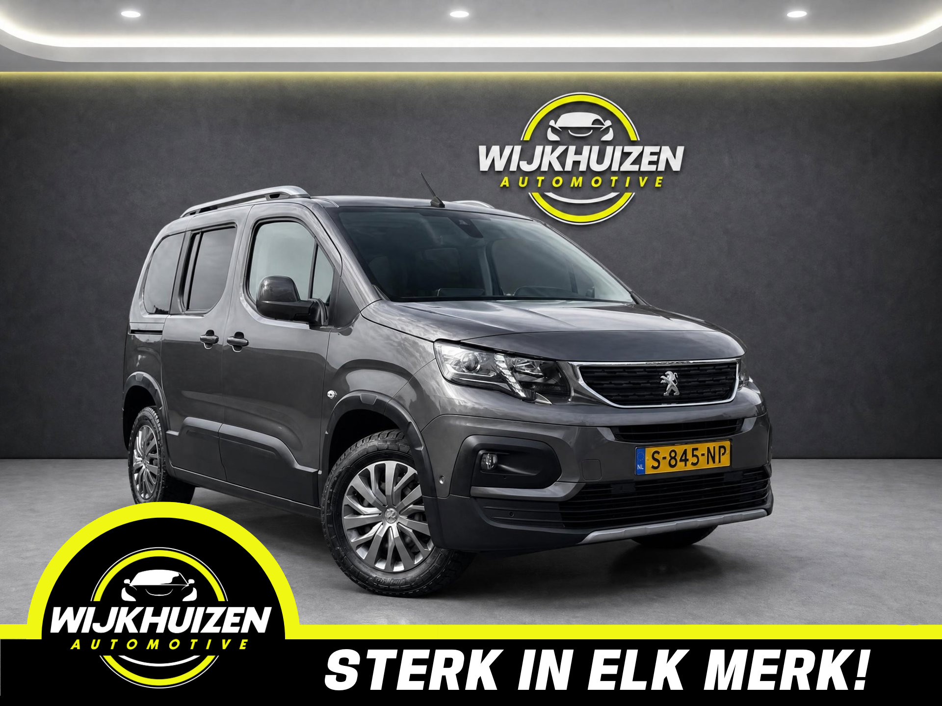 Peugeot Rifter 1.2 Puretech Allure Automaat met Led !!! Camera !!! 2x Schuifdeur !!! Vol opties !!! 2020 - voorkant