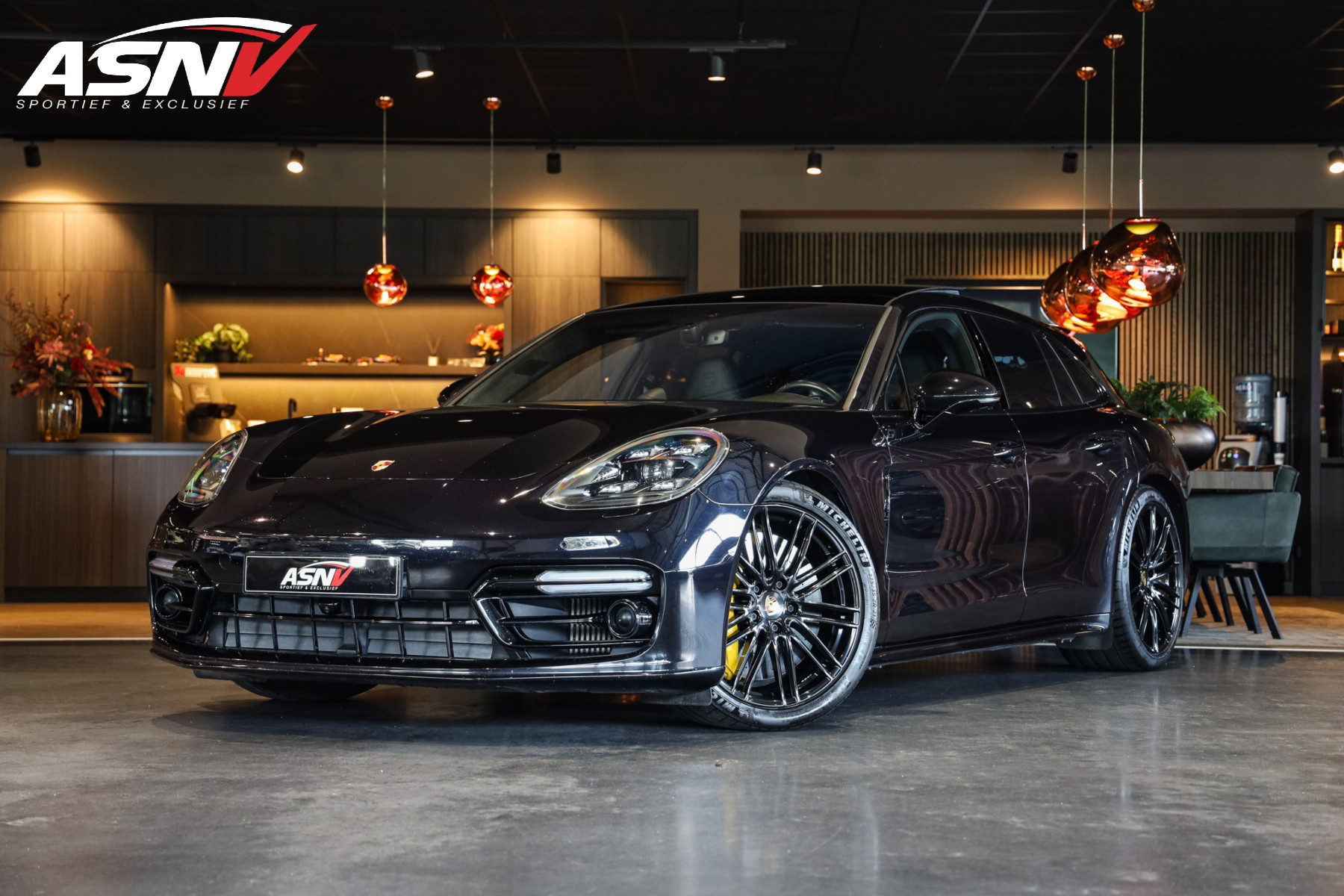 Porsche Panamera Turbo S E-hybrid 4.0 Turbo S E-Hybrid, 680 PK, Pano/Dak, Burmester, Sport/Design/Zwart, Adapt/Cruise/Control, BTW!! 2018 - voorkant