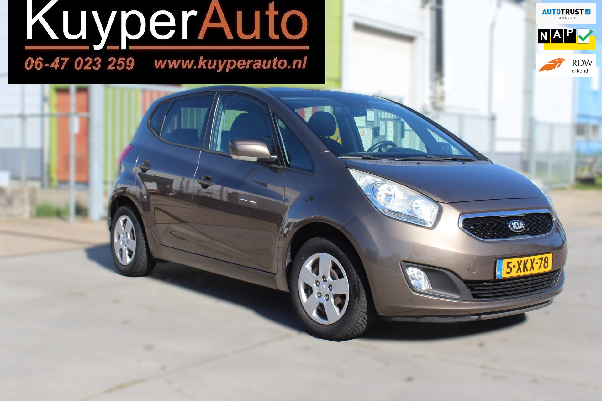 Kia Venga 1.6 CVVT First Edition PANO  CLIMA GOED ONDERHOUDEN MULTIMEDIA CAMERA TREKHAAK 2014 - voorkant