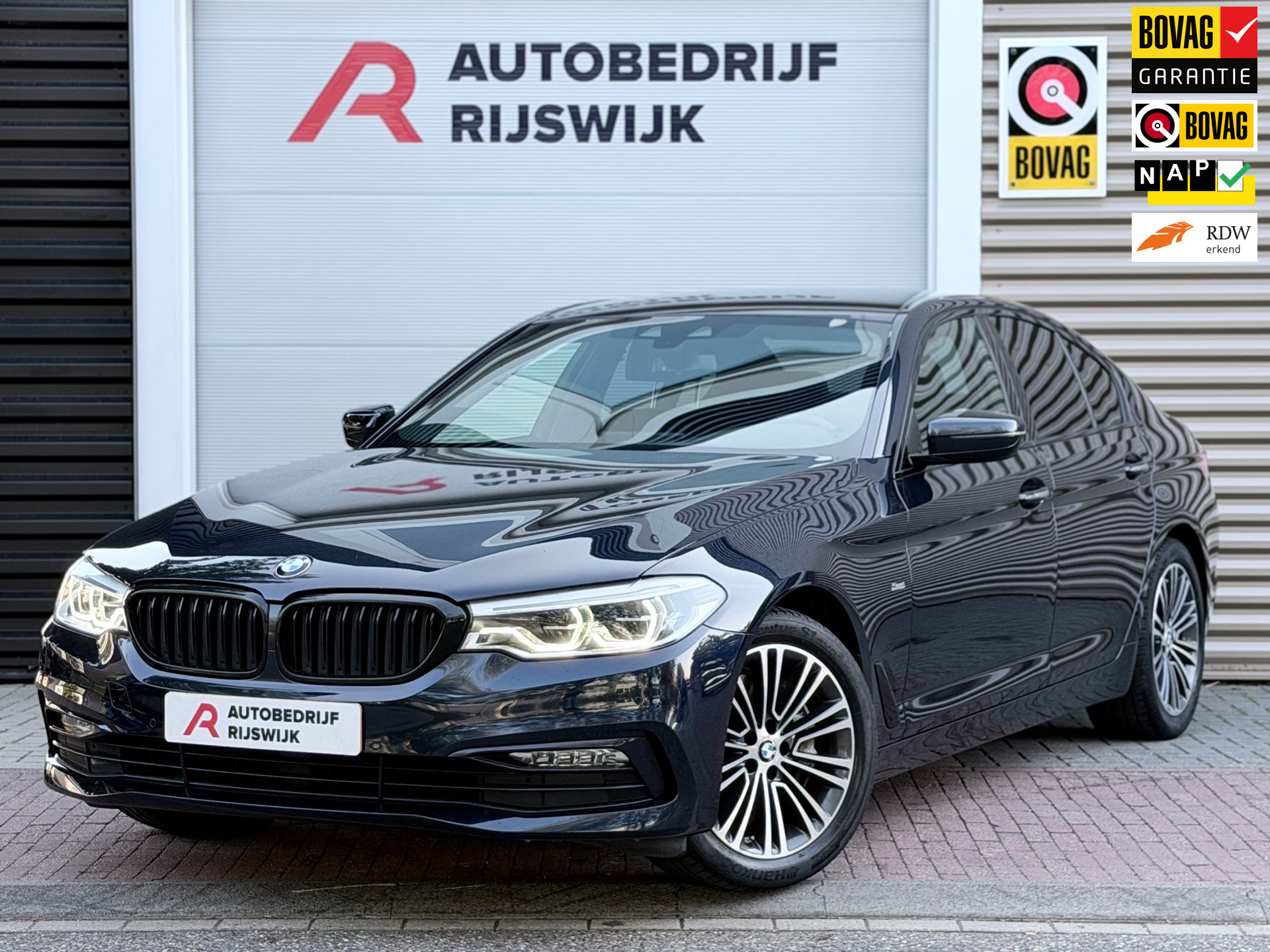 BMW 540i 540i High Executive Memory/Softclose/Sfeer 2018 - voorkant