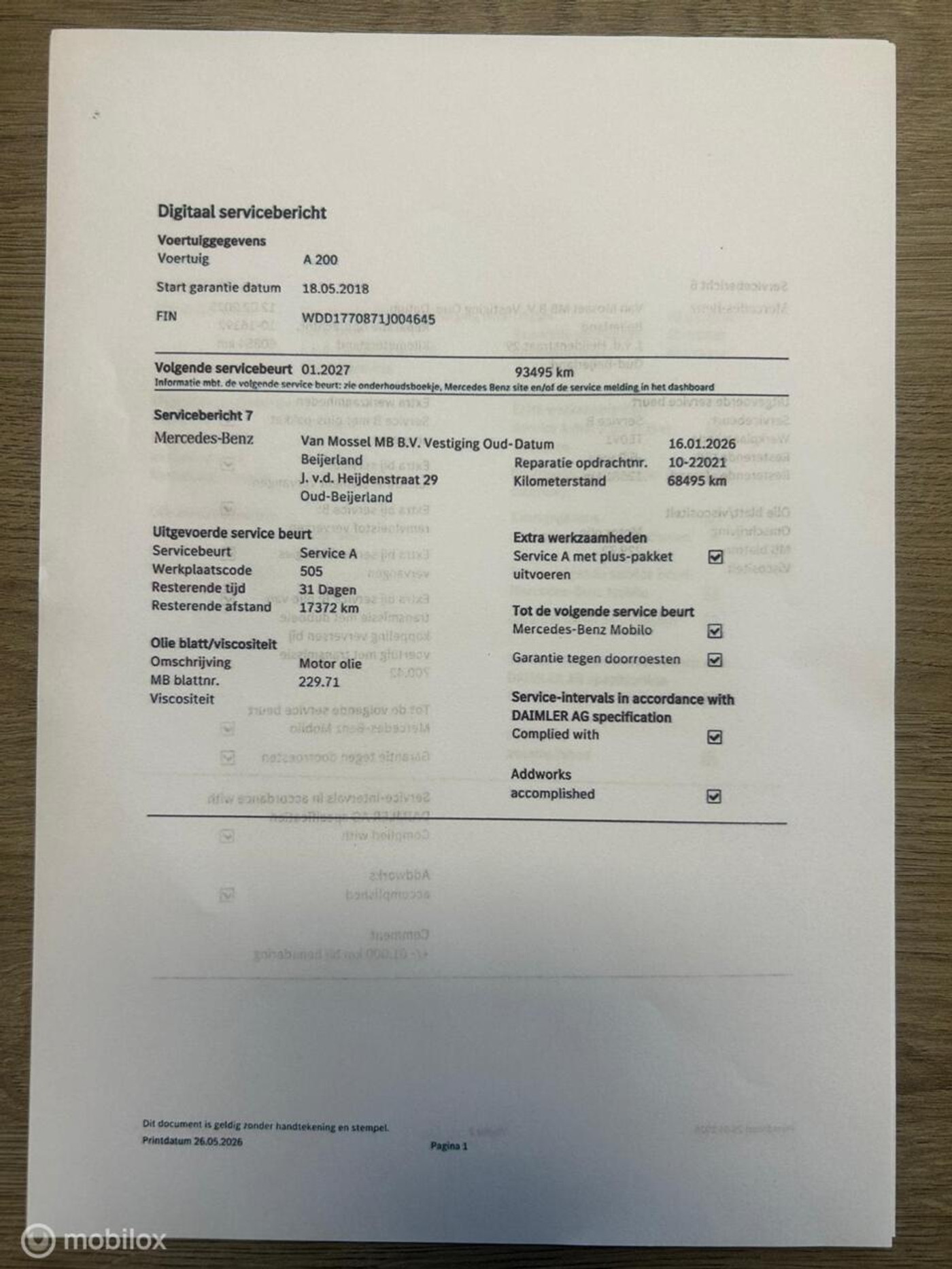 Foto van Mercedes-Benz A-klasse