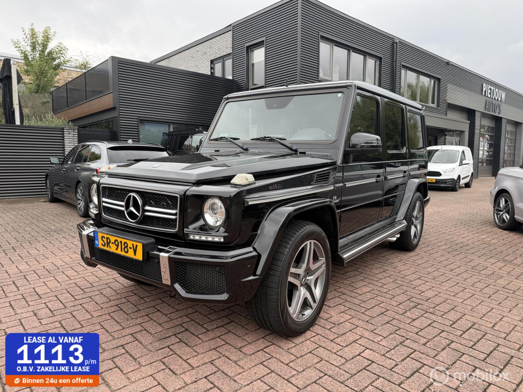 Mercedes-Benz G 63 AMG AMG 63 Zwart 2018 NAVI DAK LM NAP! 2013 - voorkant
