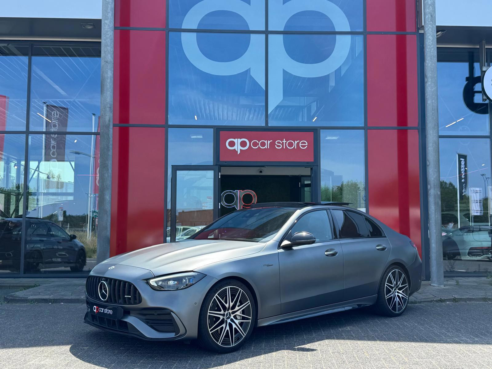 Mercedes-Benz AMG C 43 4matic+ AMG 43 4MATIC Vol | Panorama | Burmester | Head-Up | 3D Camera | Stoelventilatie | BTW | 2022 - voorkant